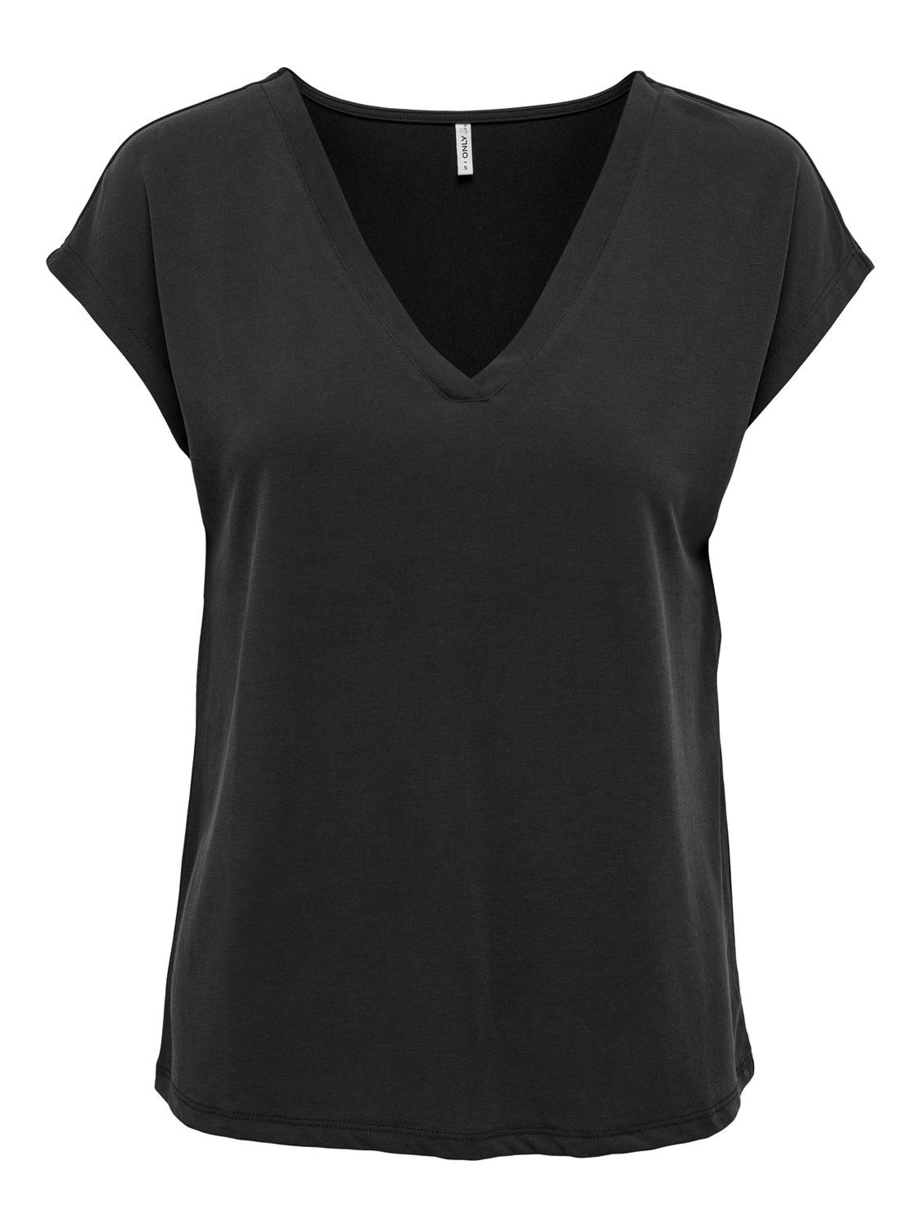 Only T-Shirt V-Ausschnitt