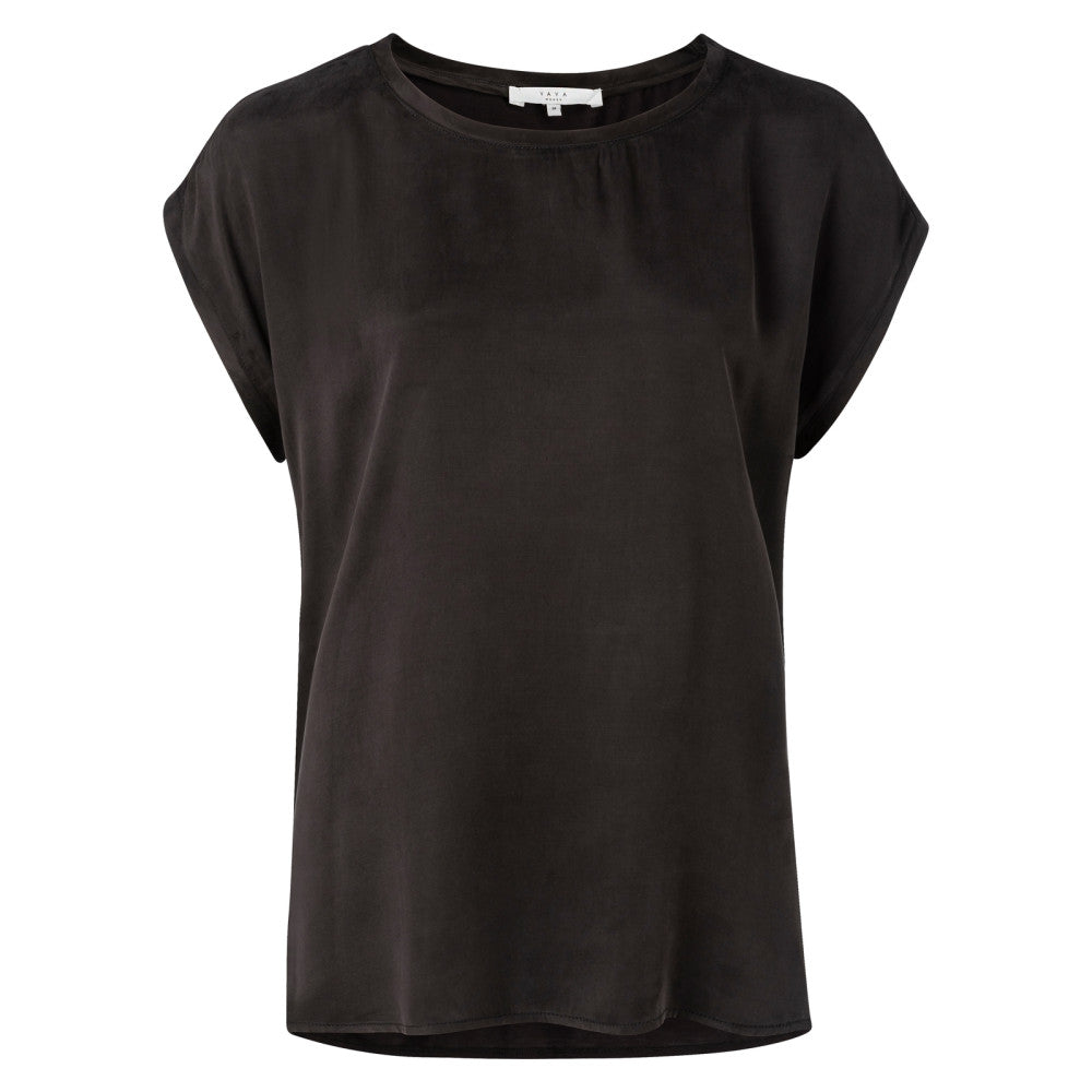 Yaya Fabric mix top