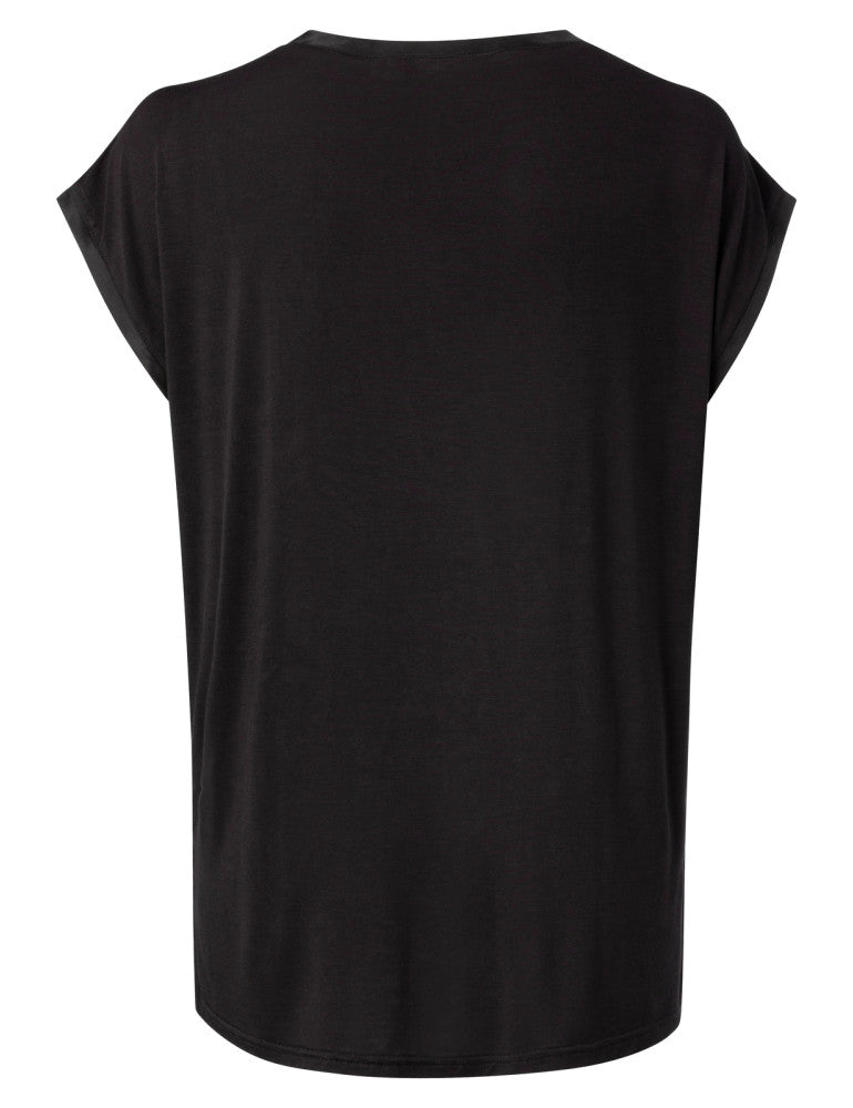 Yaya Fabric mix top