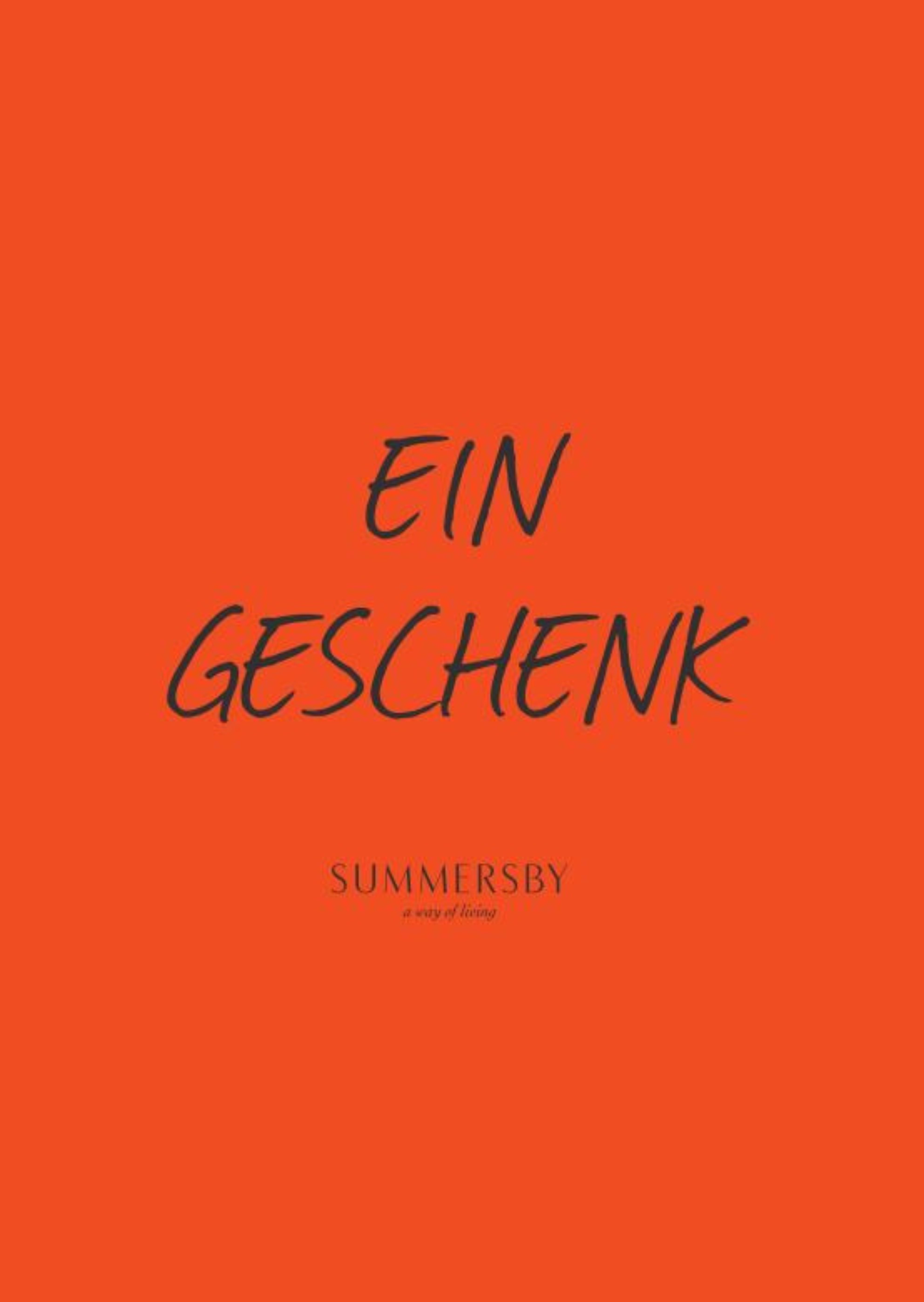 Gutschein ein Geschenk