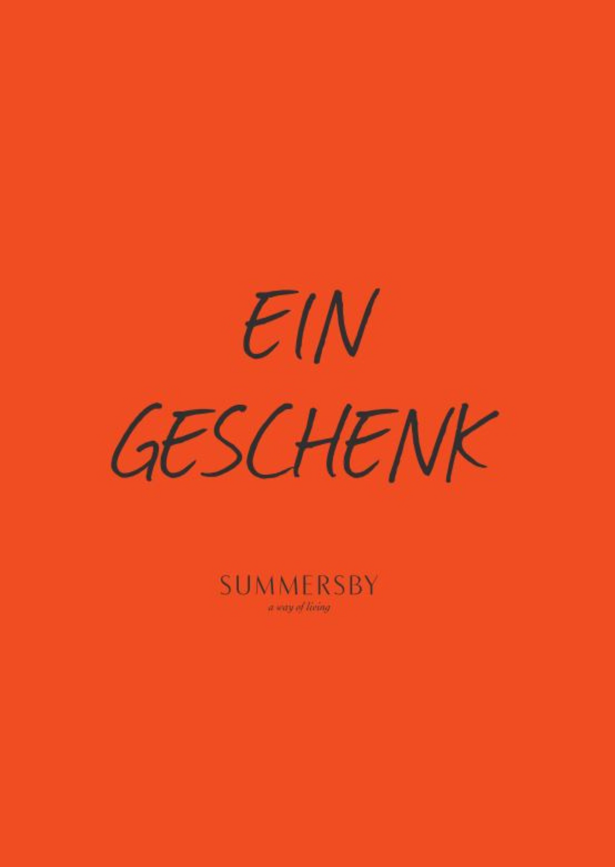 Gutschein ein Geschenk