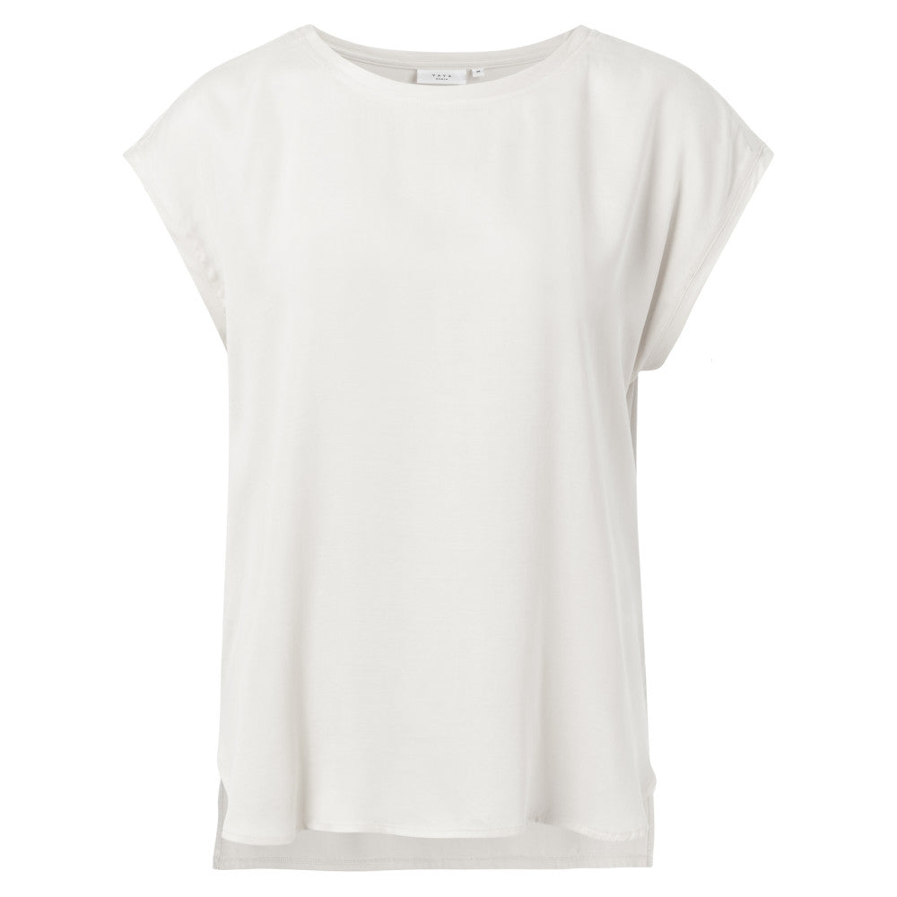 Yaya Fabric mix top