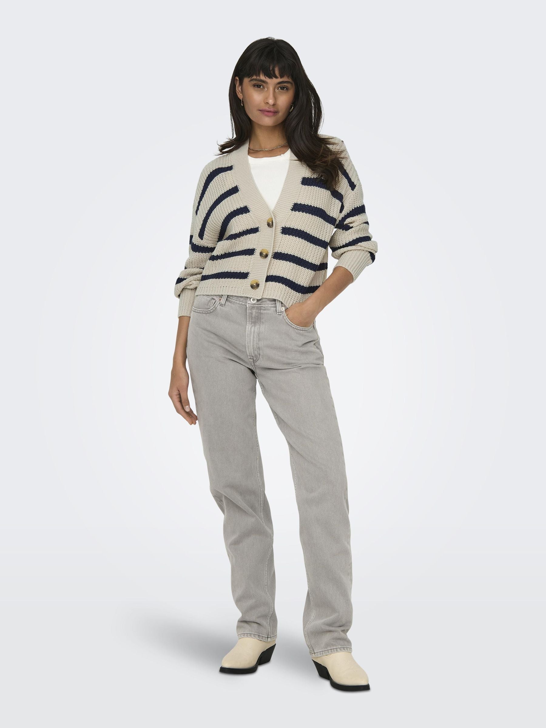 ONLCAROLNICE STRIPE CARDIGAN KNT NOOS