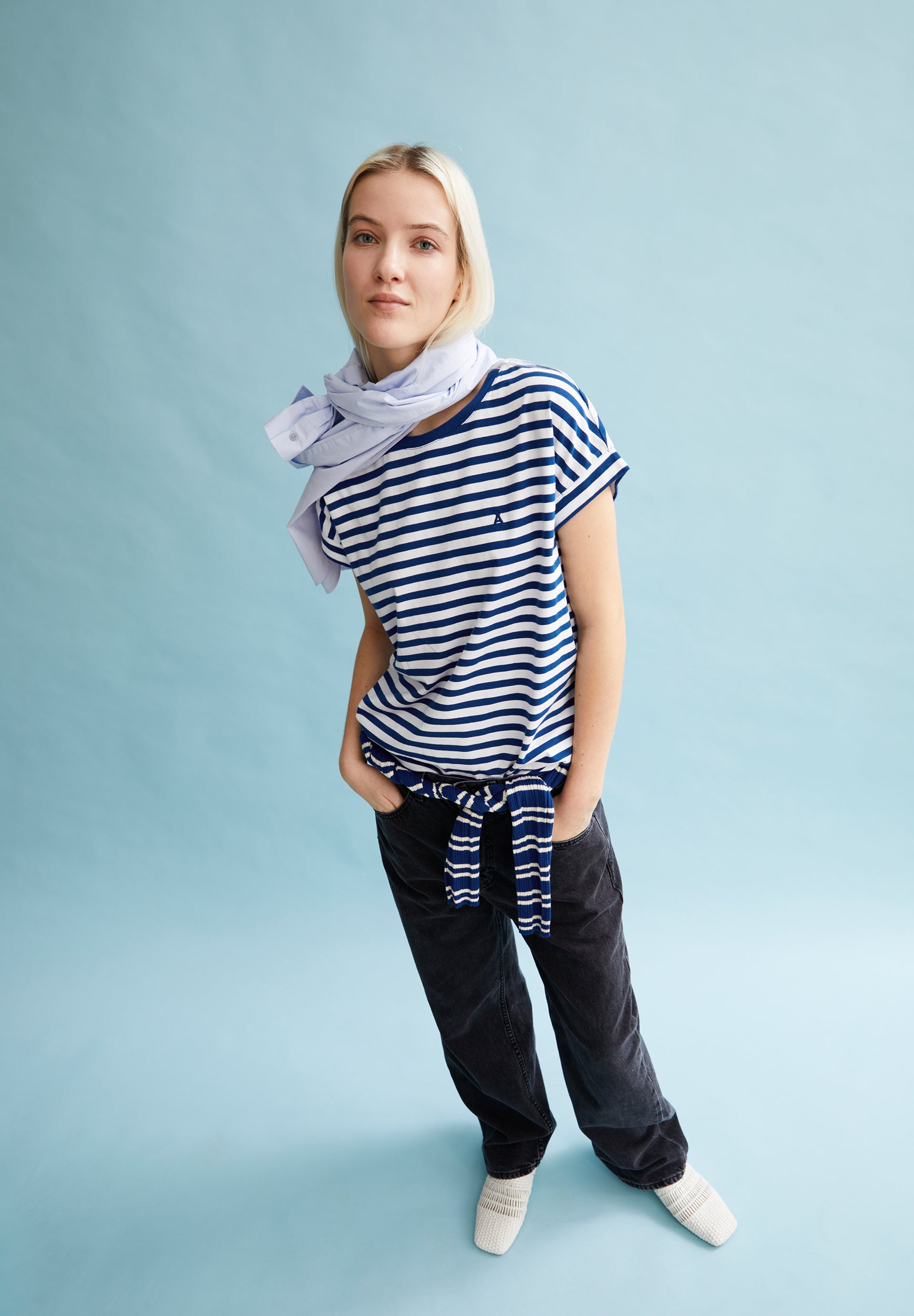 Armedangels T-Shirt IDAARA STRIPES aus Bio-Baumwolle