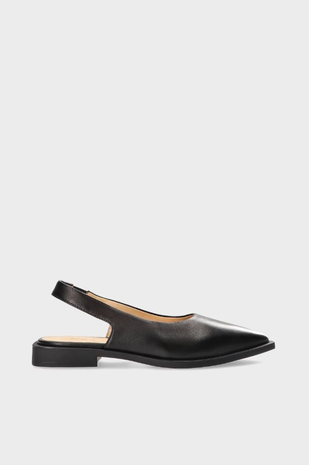 Copenhagen Pointed Sling-Ballerinas CPH416 leather black