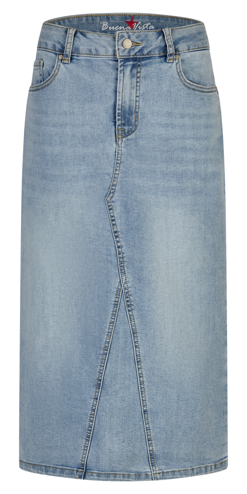Midi Skirt stretch denim