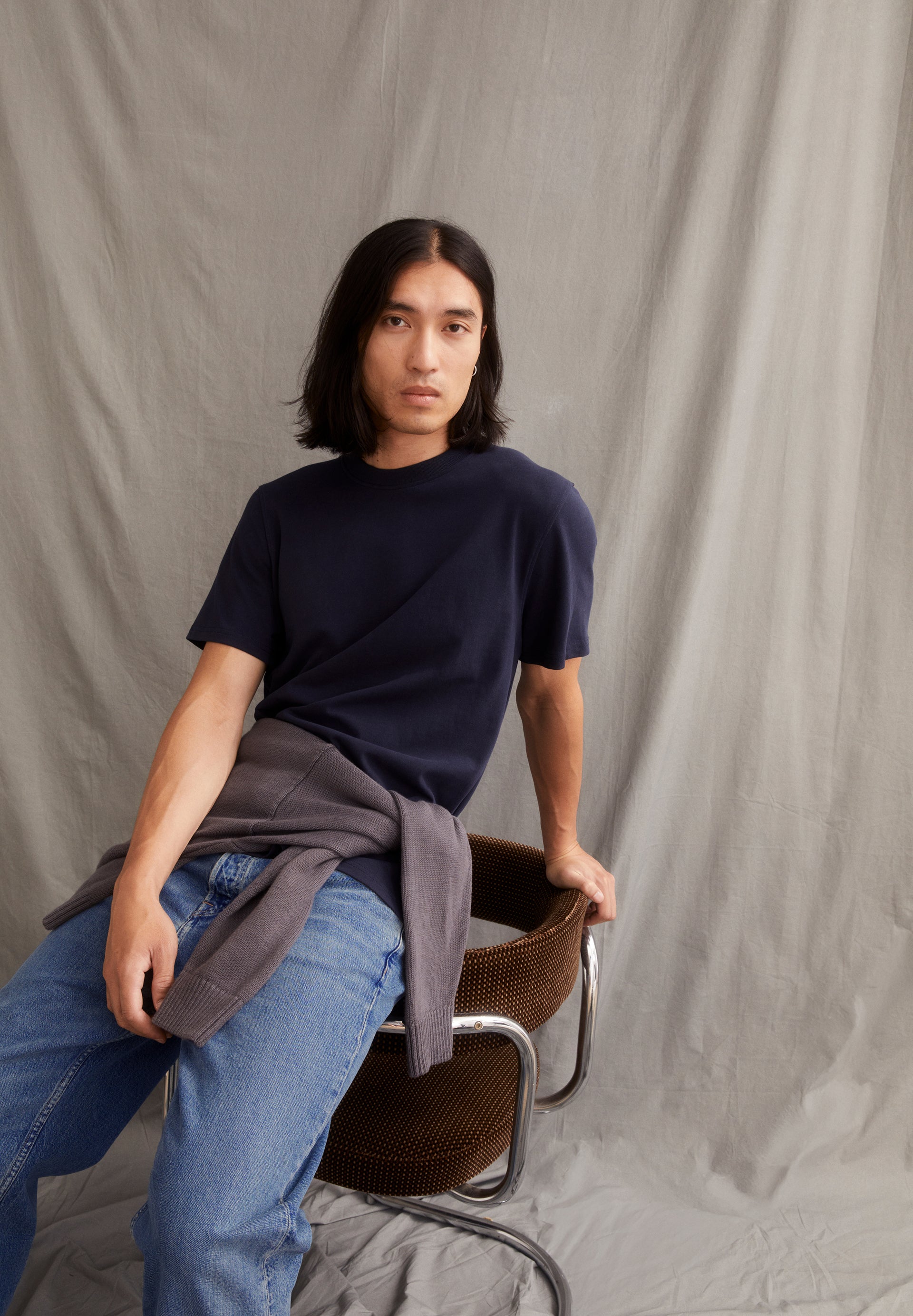 Armedangels T-Shirt MAARKOS aus Bio-Baumwoll Mix