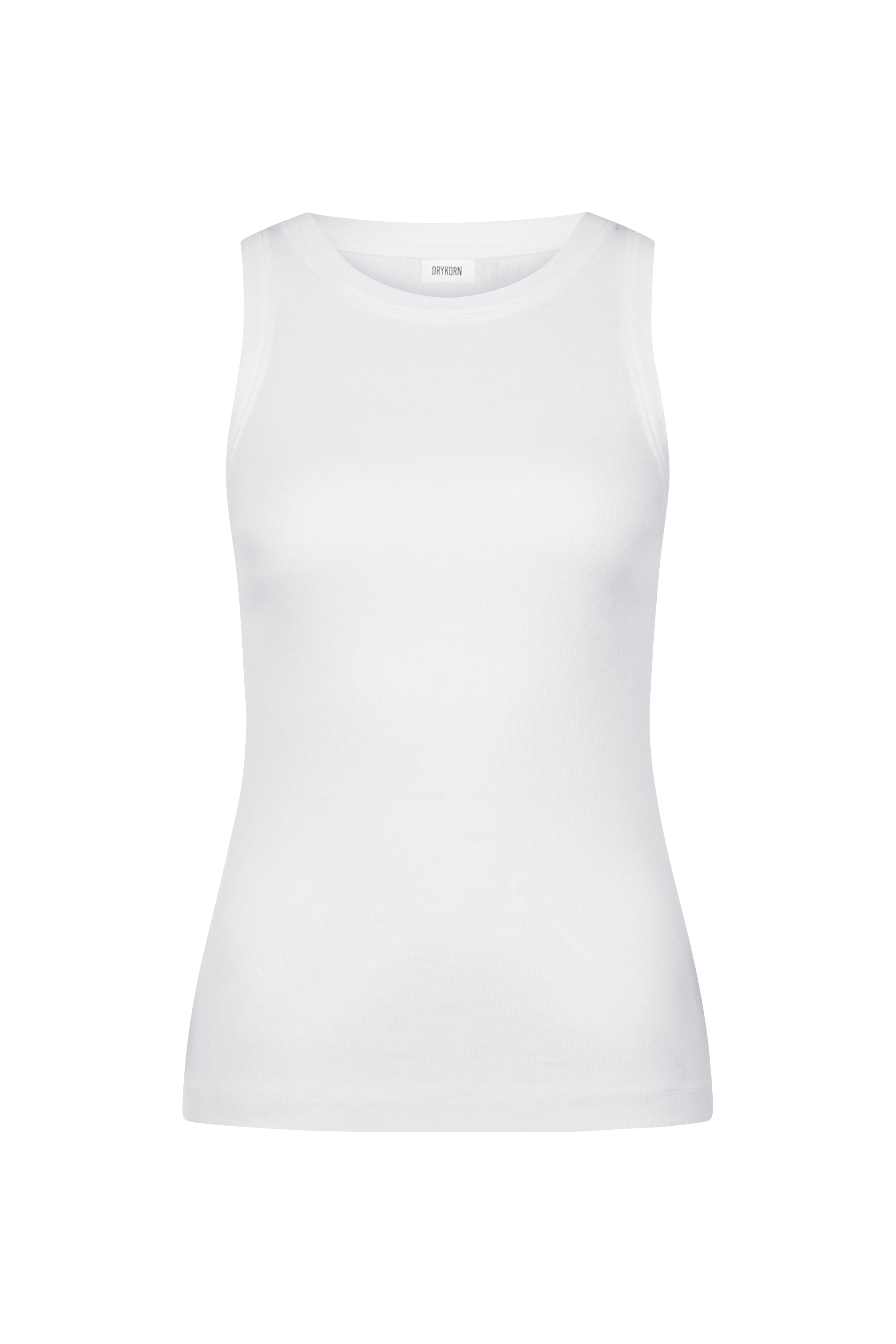 DRYKORN OLINA Tanktop mit Rundhals in Baumwoll-Rippe
