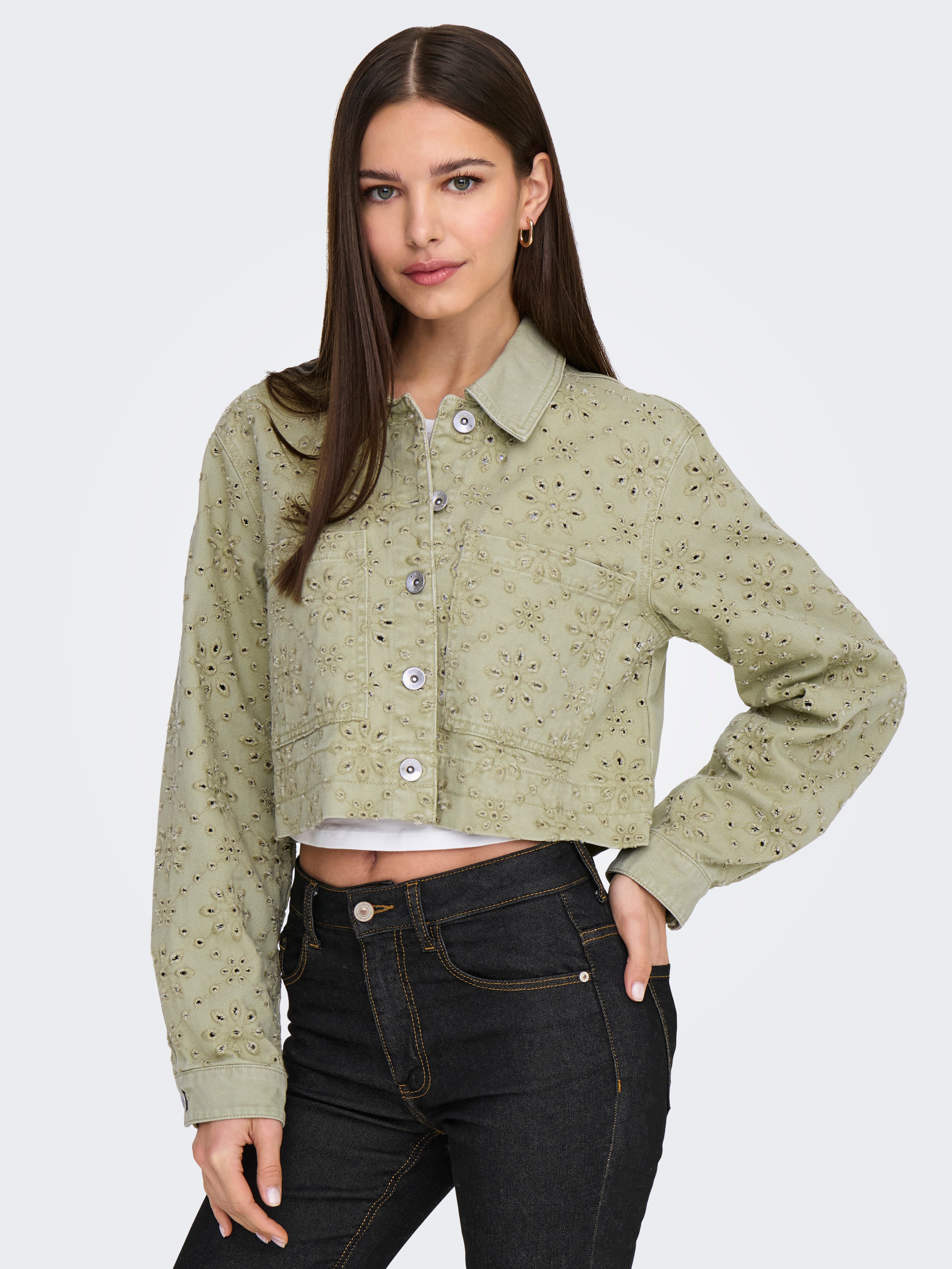 ONLELSA SHORT CROCHET JACKET OTW