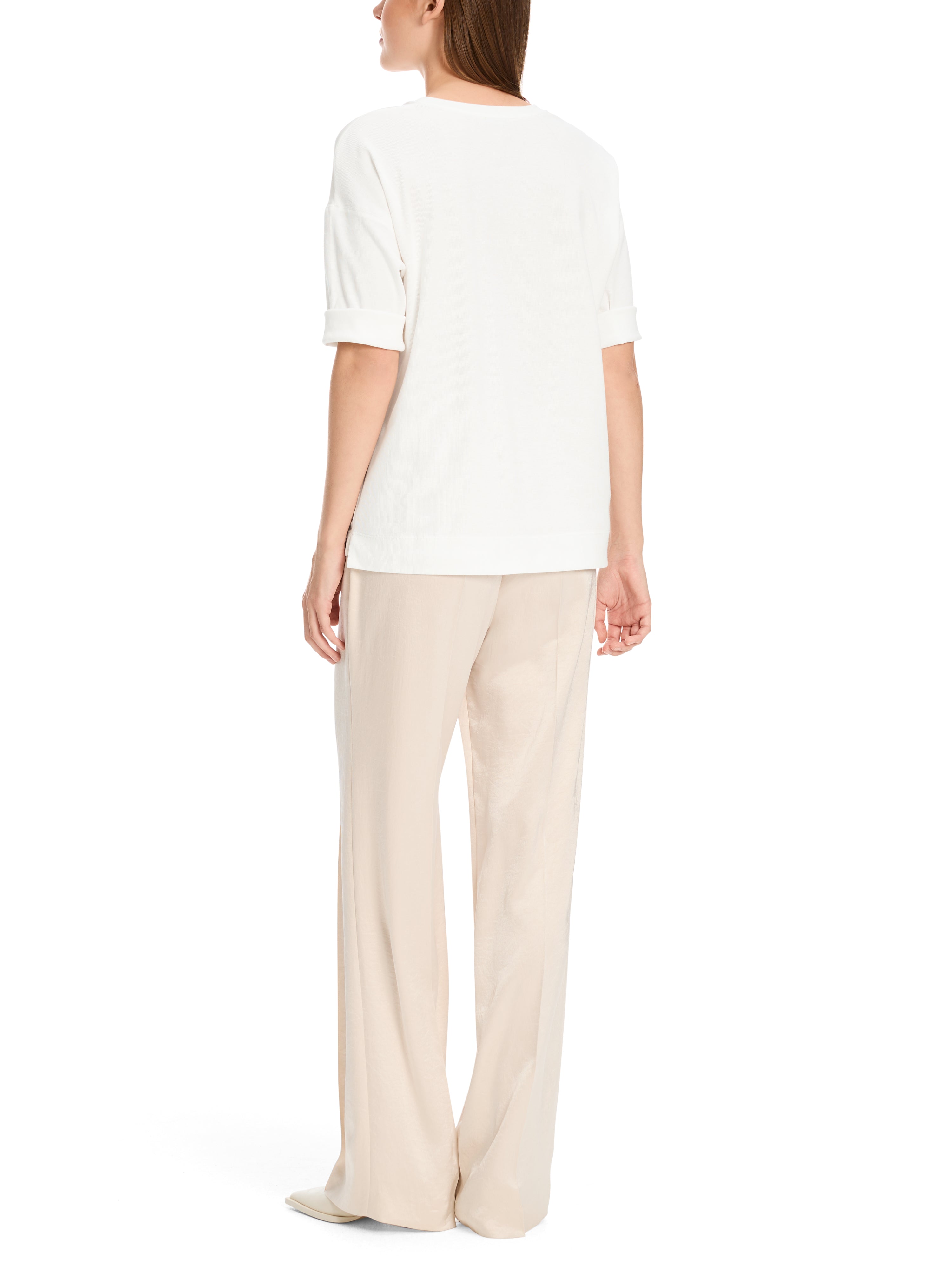 Marc Cain Blusenshirt aus Material-Mix