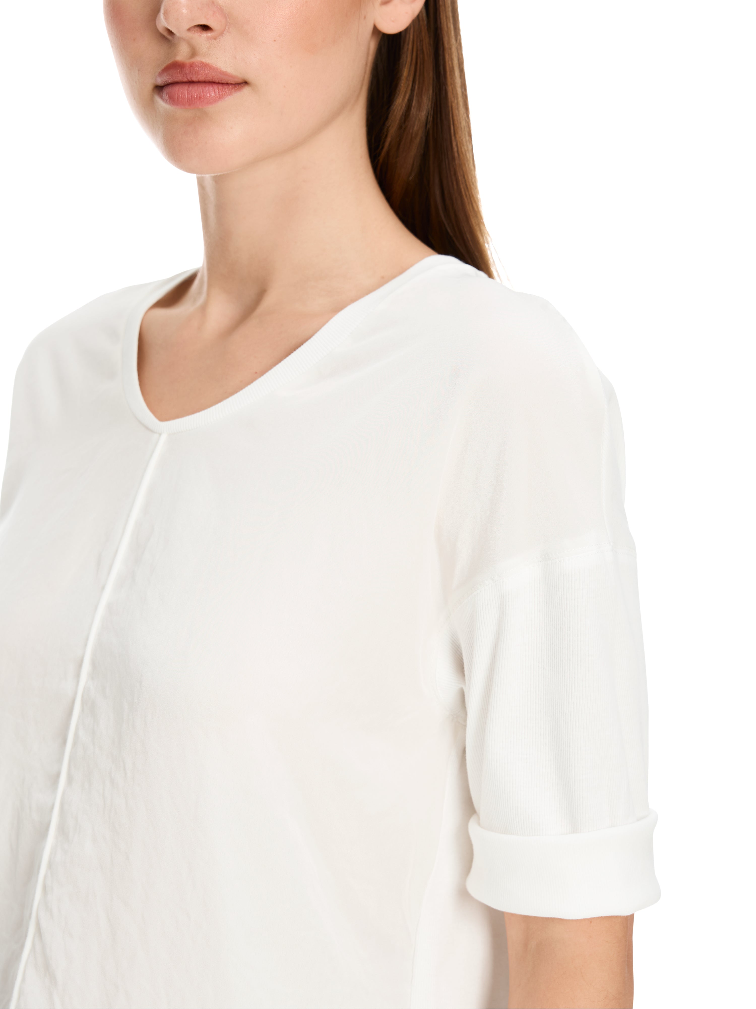 Marc Cain Blusenshirt aus Material-Mix