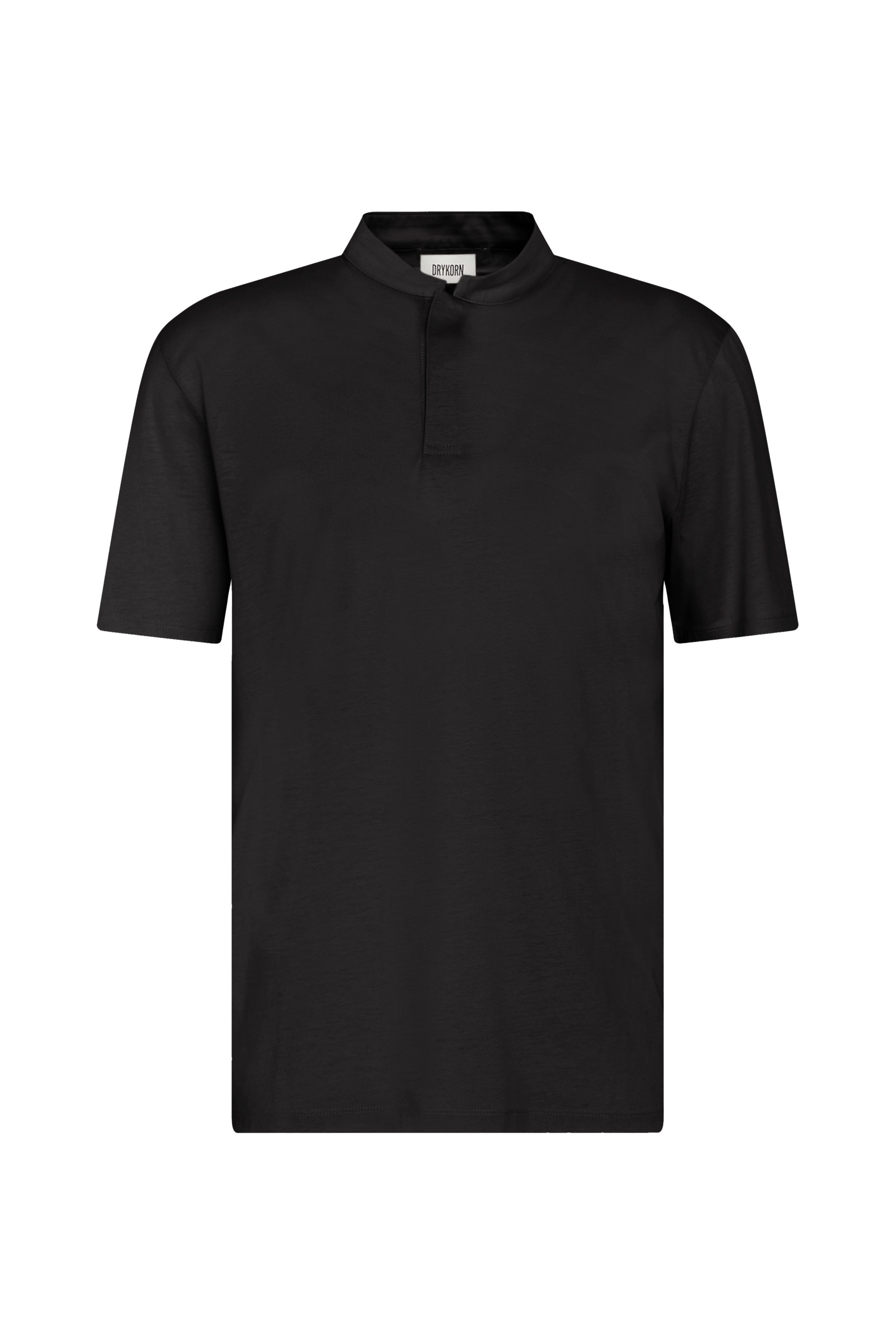 DRYKORN T-Shirt mit Knopfleiste in Baumwoll-Modal-Mix LOUIS