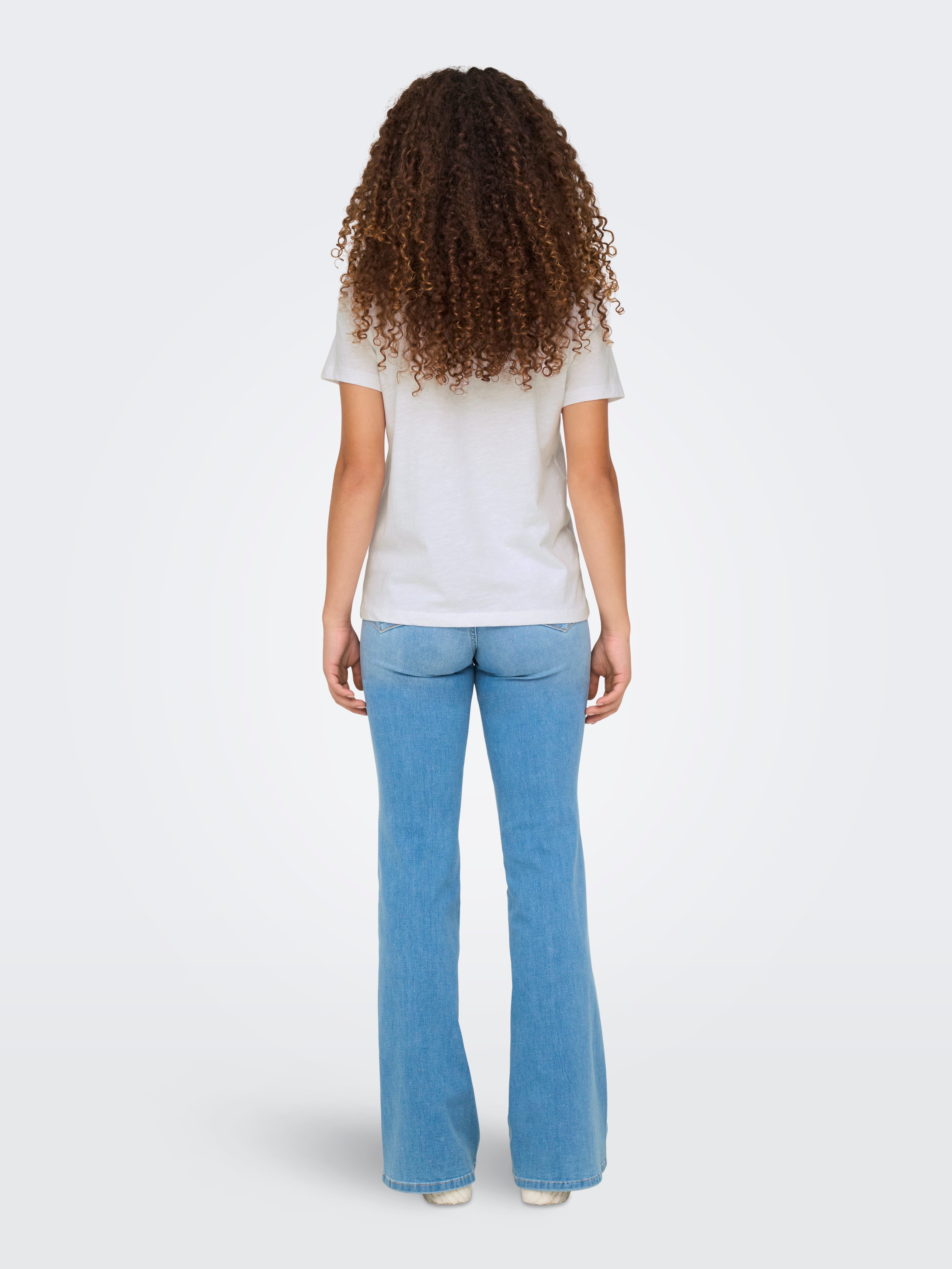 ONLKETTY LIFE S/S V-NECK TOP BOX JRS
