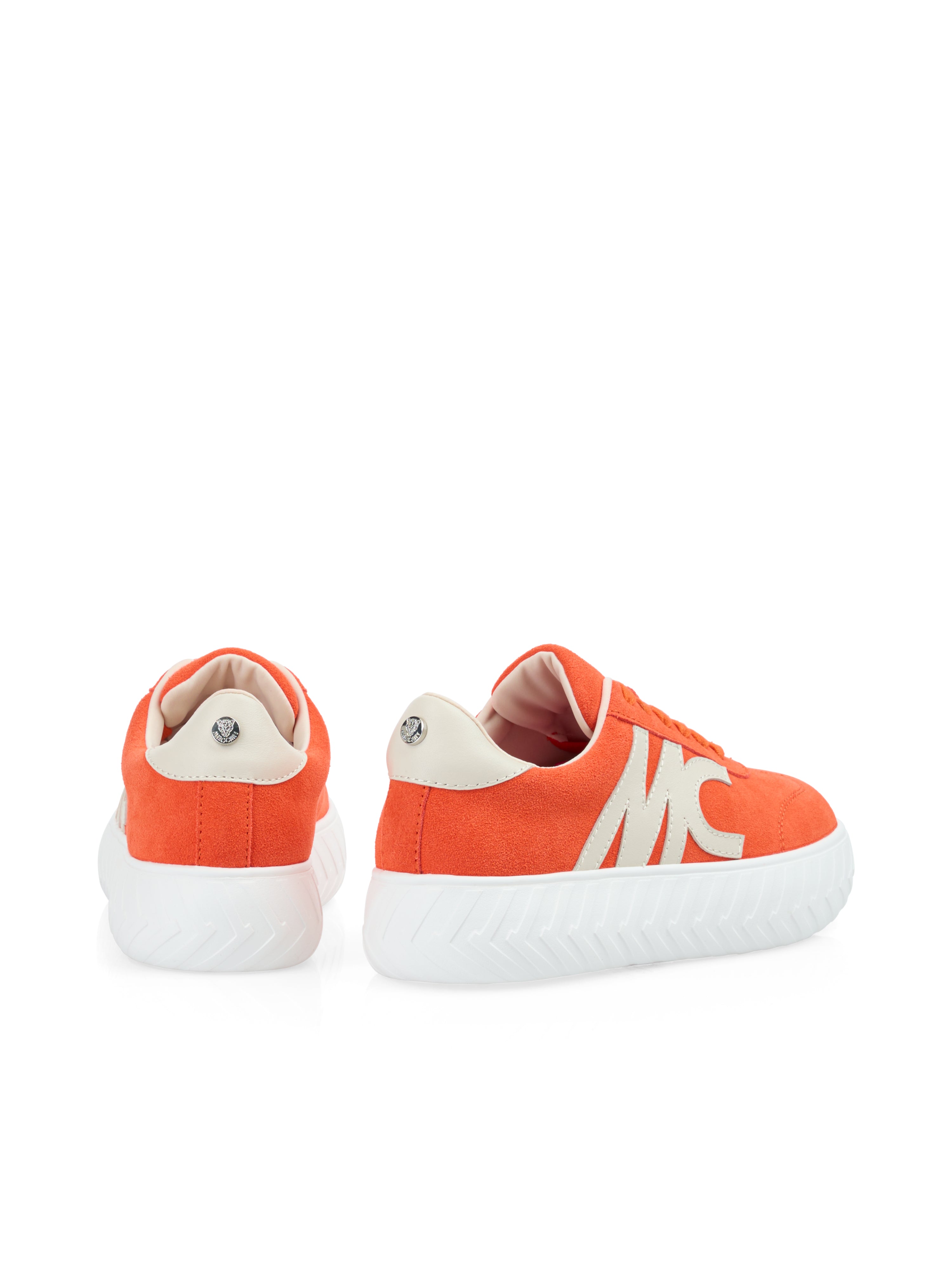 Wildleder-Sneakers mit dicker Sohle