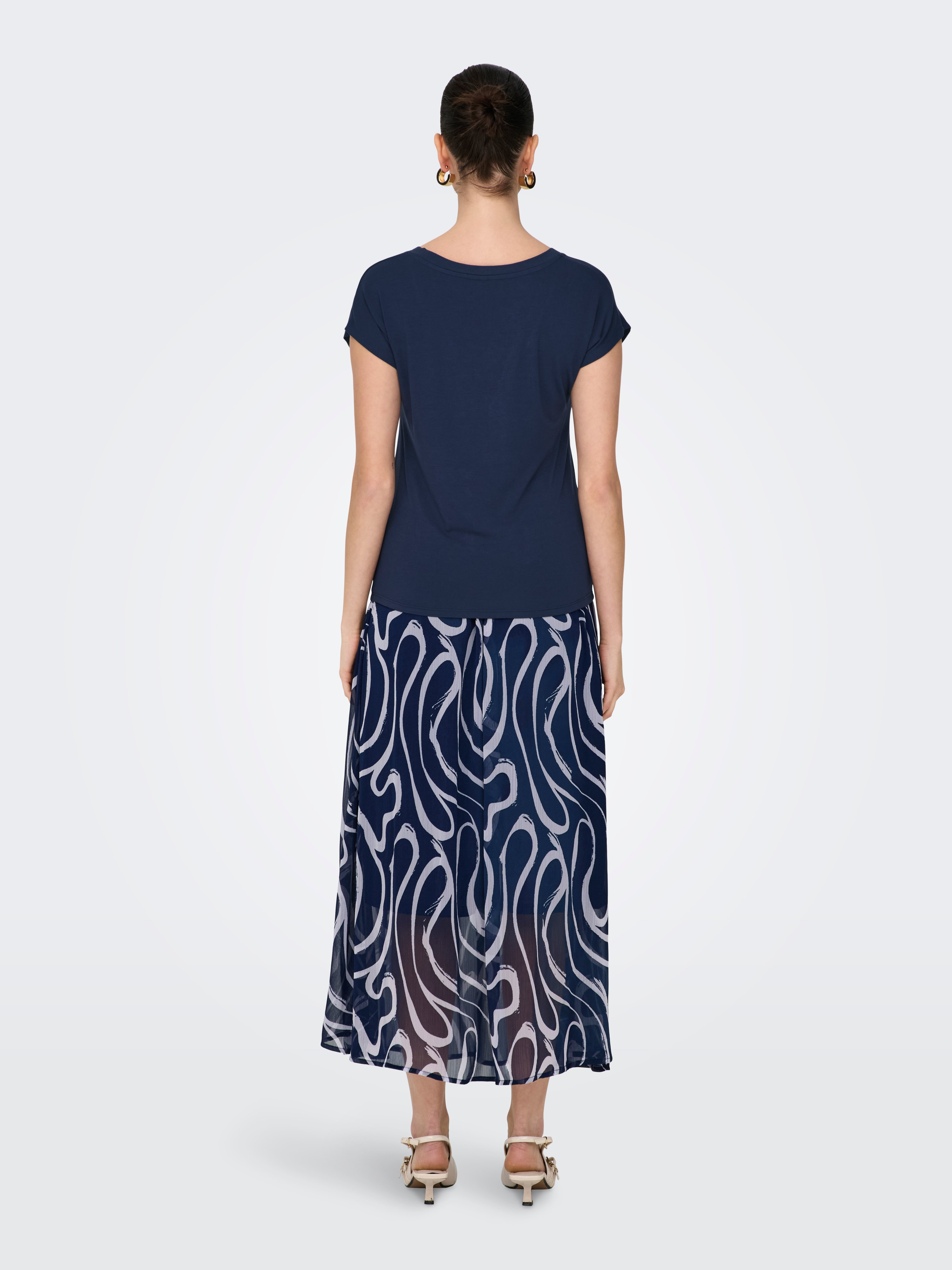 ONLRILLA S/S V-NECK TOP JRS