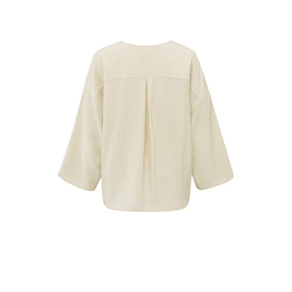 Loose fit v-neck blouse
