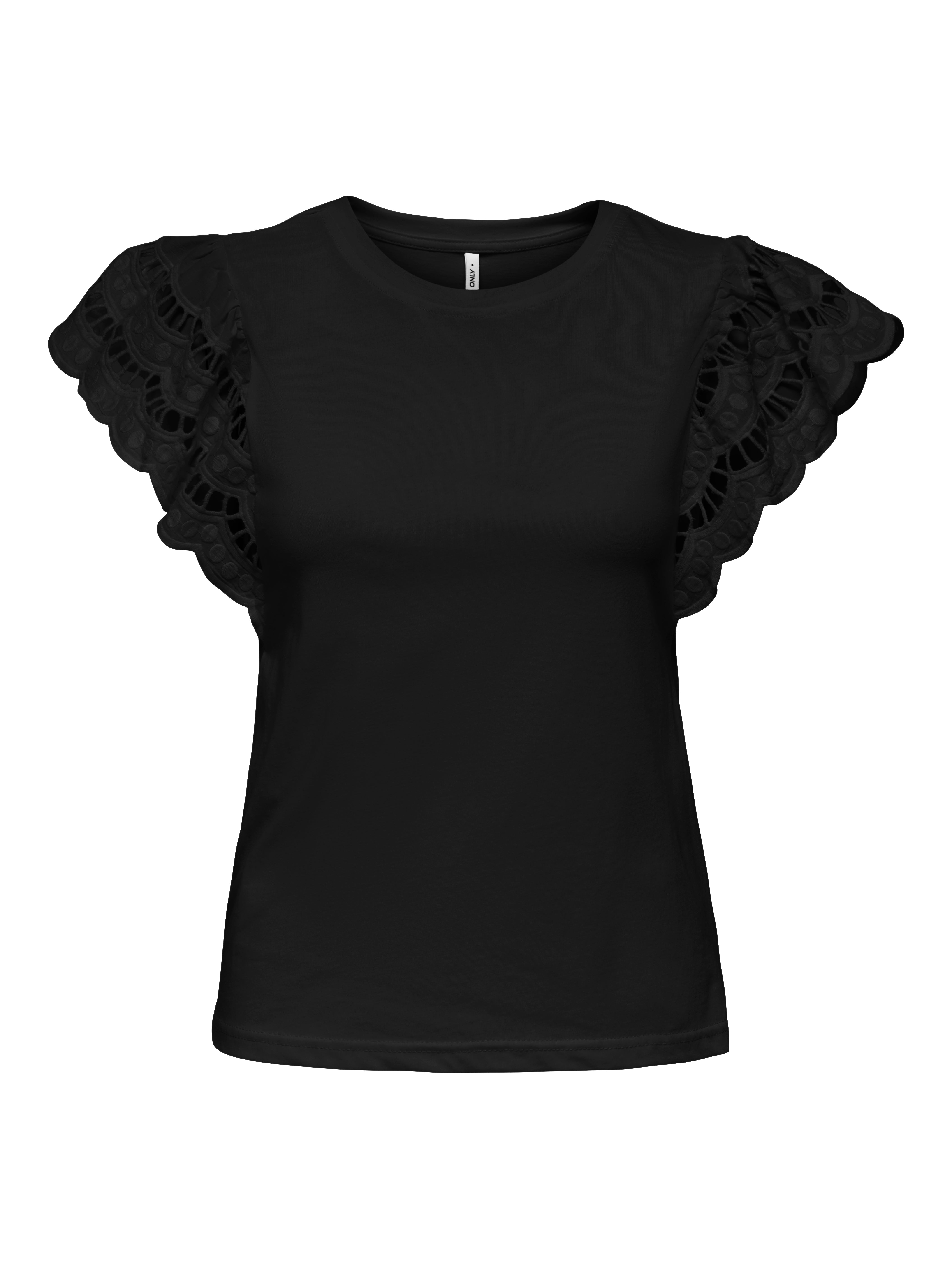 ONLMACY S/S O-NECK MIX TOP BOX JRS