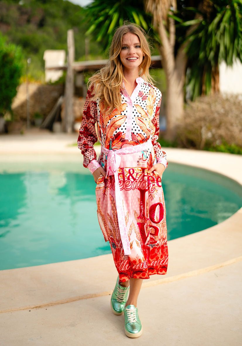 Miss Goodlife Midi Dress Wild and free