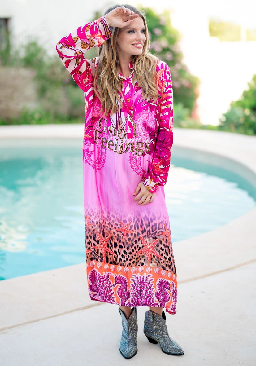 Miss Goodlife Midi Dress good feelings