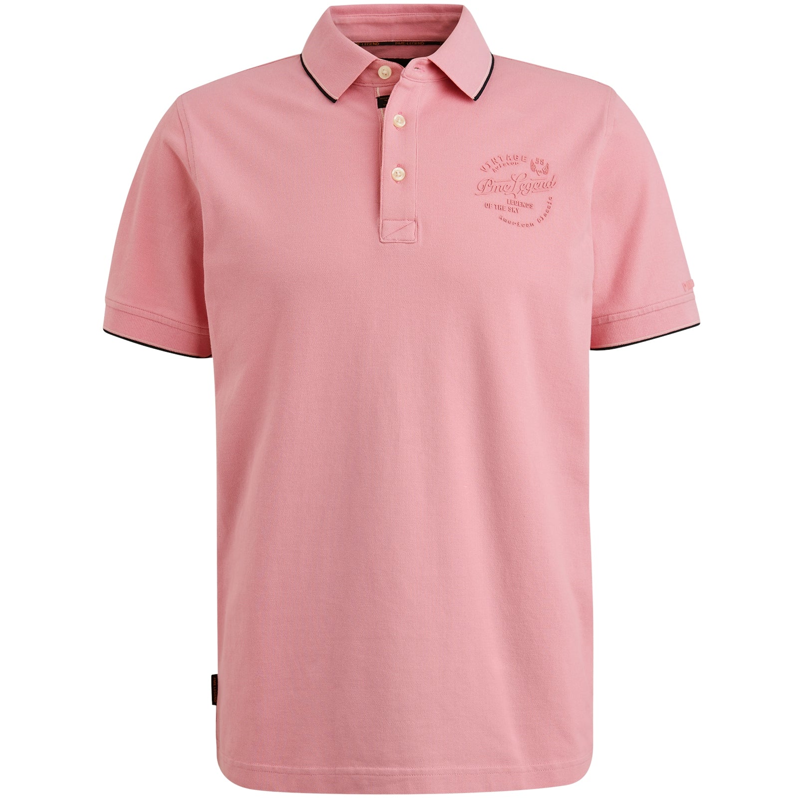 PME Legend Polo Shirt mit Logoaufdruck
