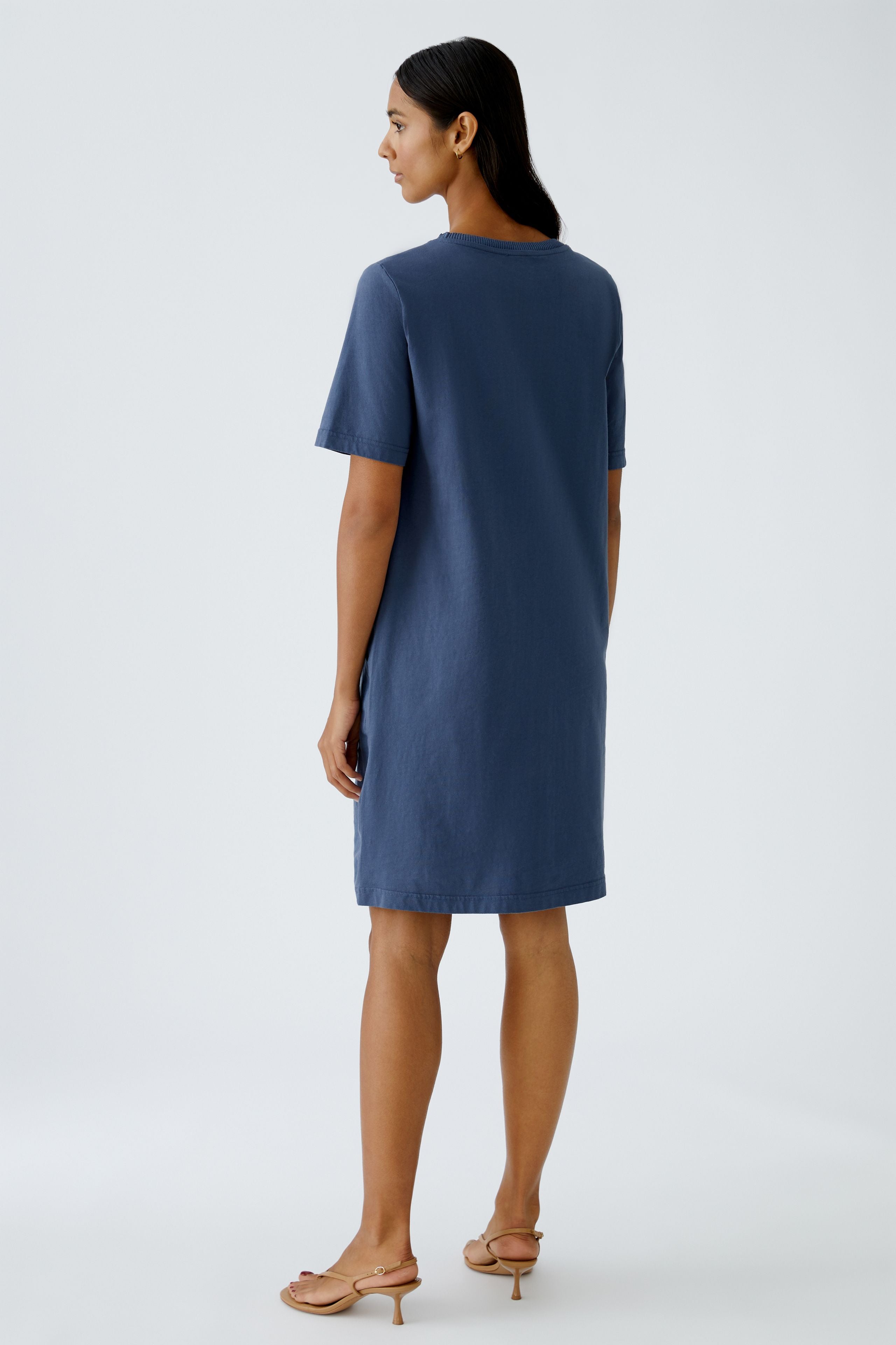 Kleid Leinen-Baumwollpatch