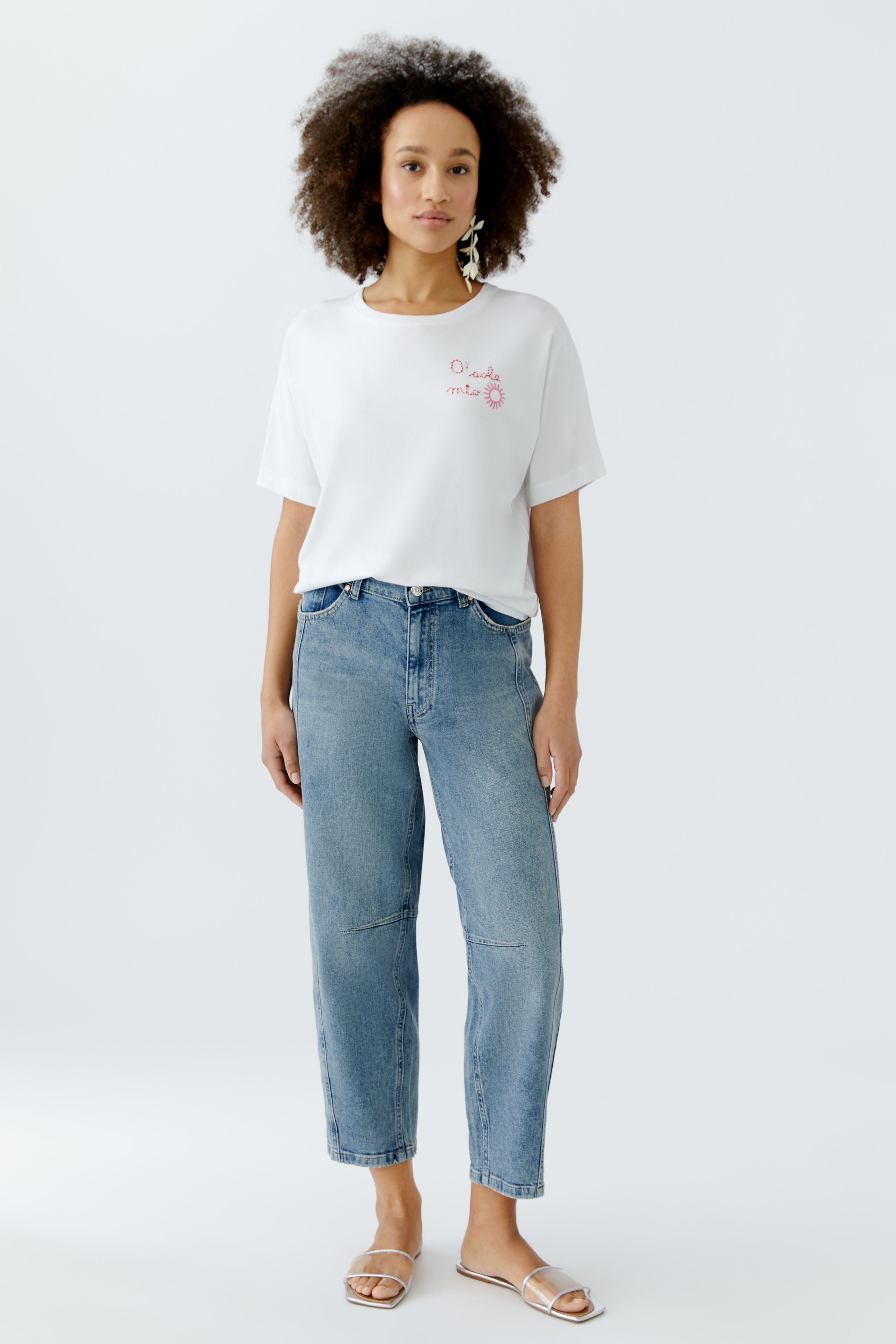 T-Shirt elastische Baumwoll- Modalmischung