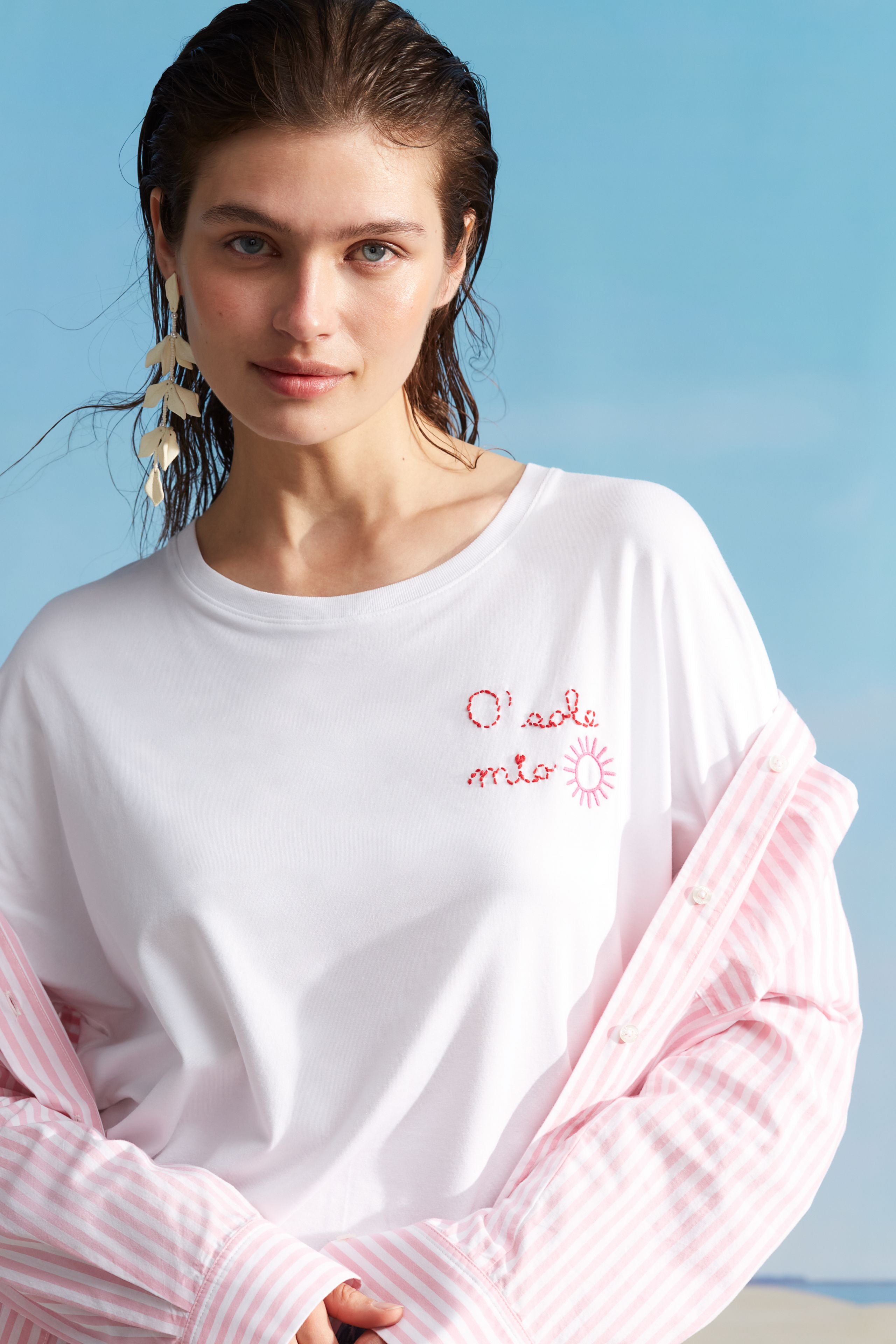 T-Shirt elastische Baumwoll- Modalmischung