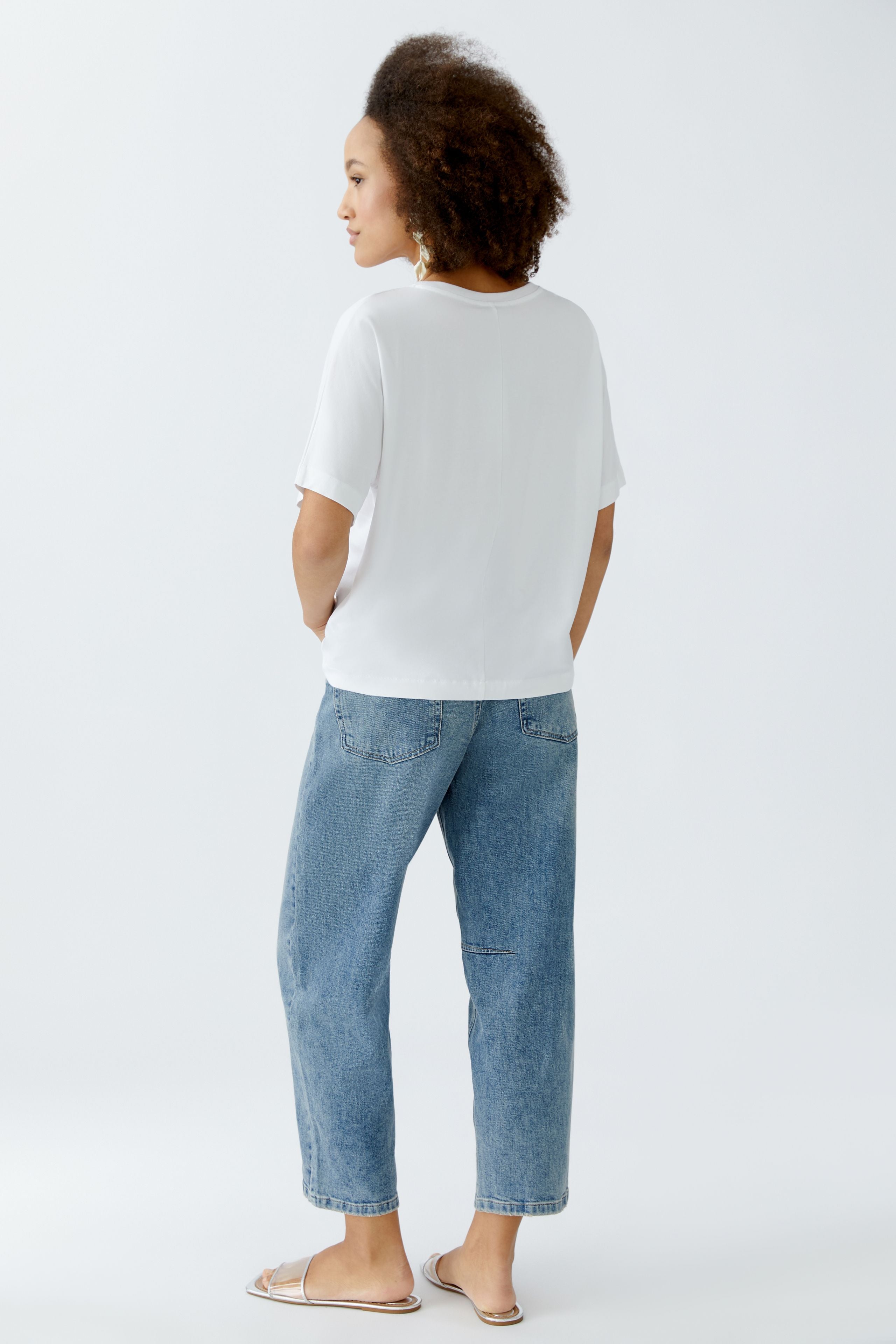 T-Shirt elastische Baumwoll- Modalmischung
