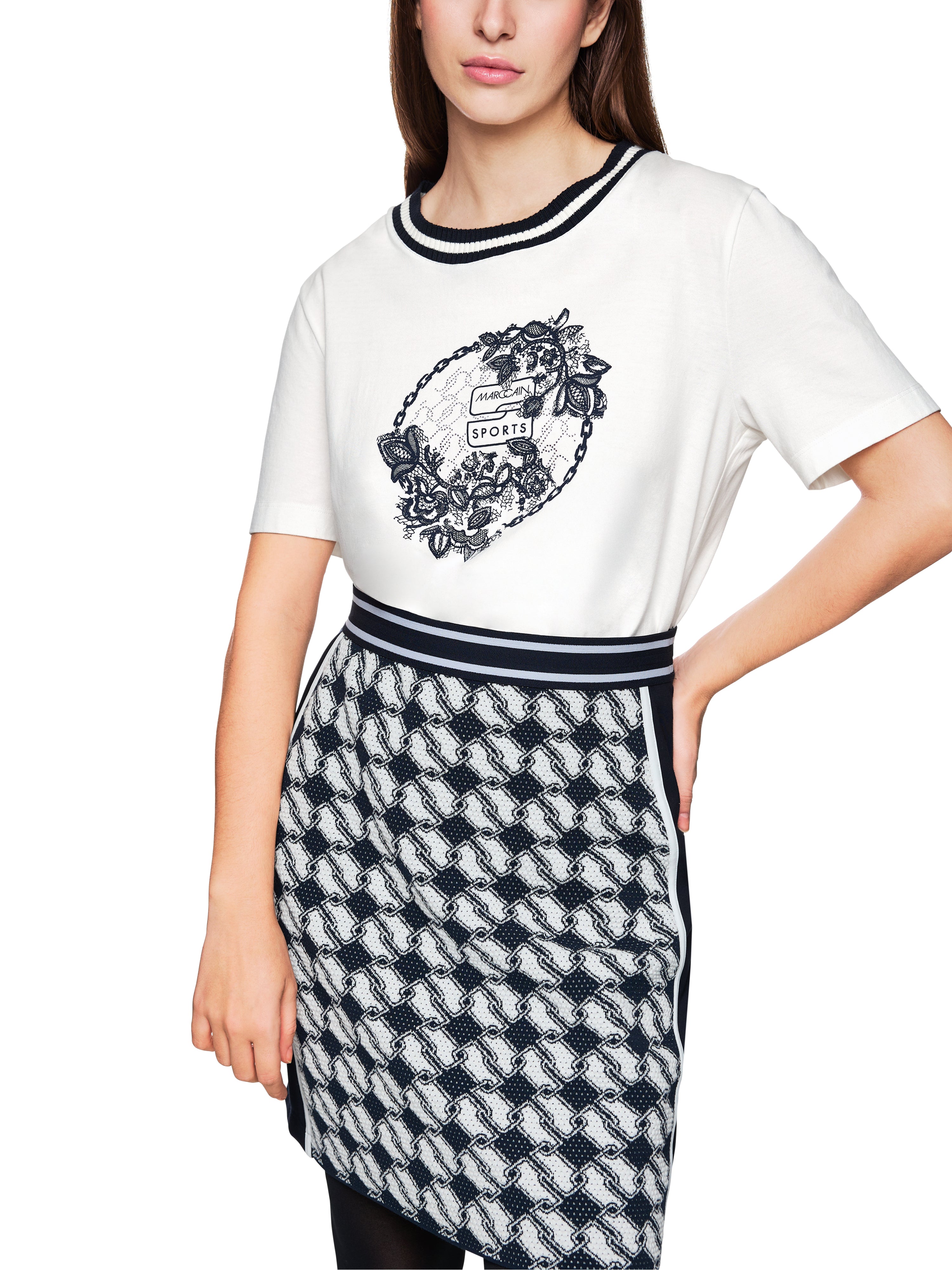 Jersey-Shirt mit Print