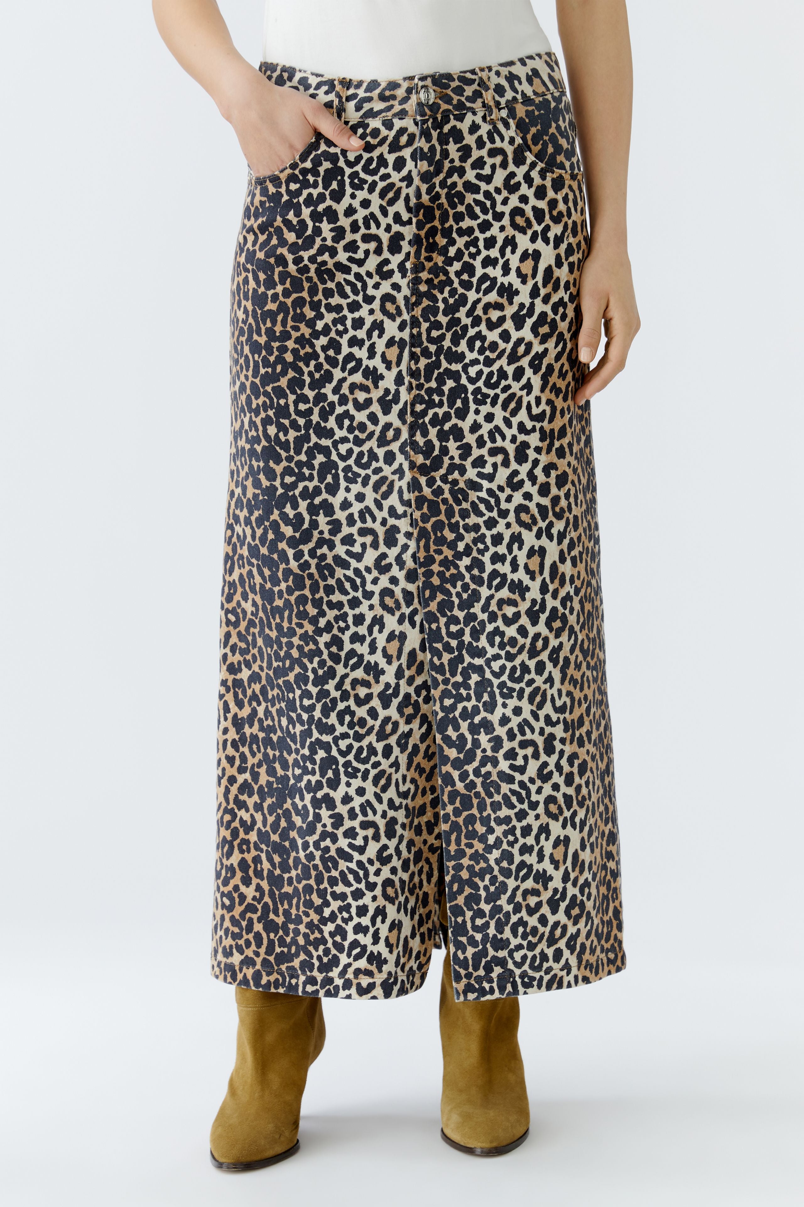 Jeansrock THE MAXI mid waist