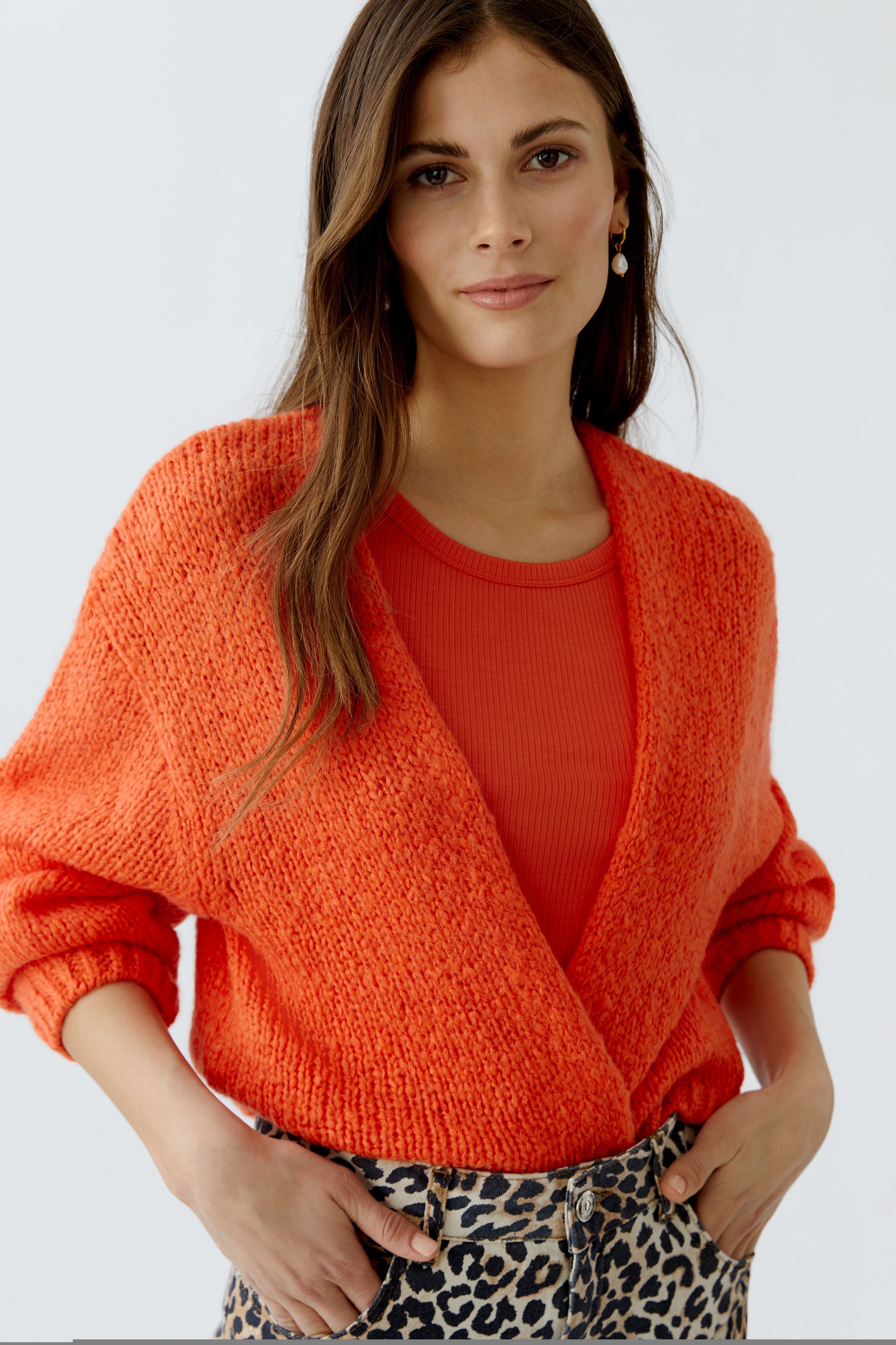 Oversize Strickjacke