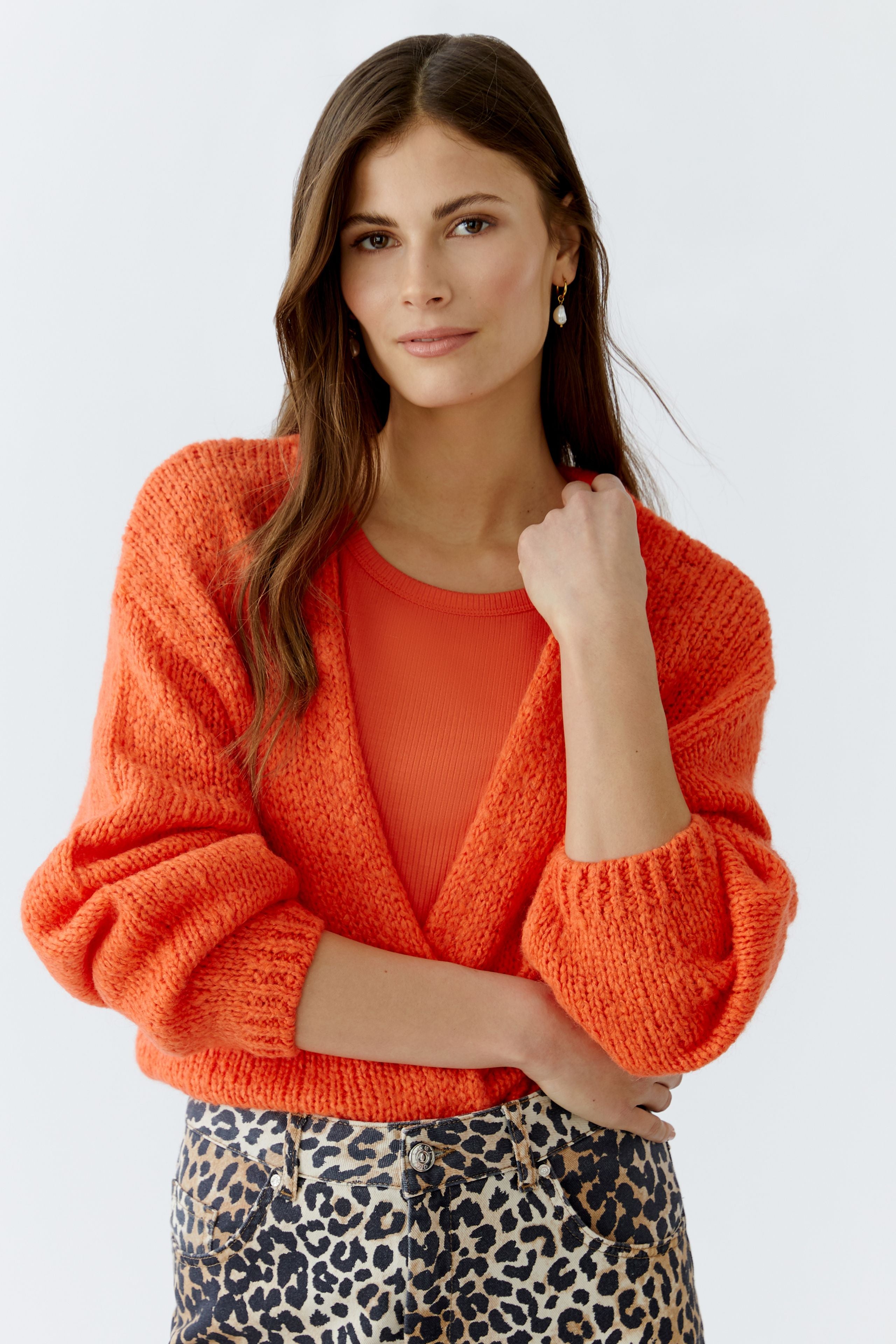 Oversize Strickjacke