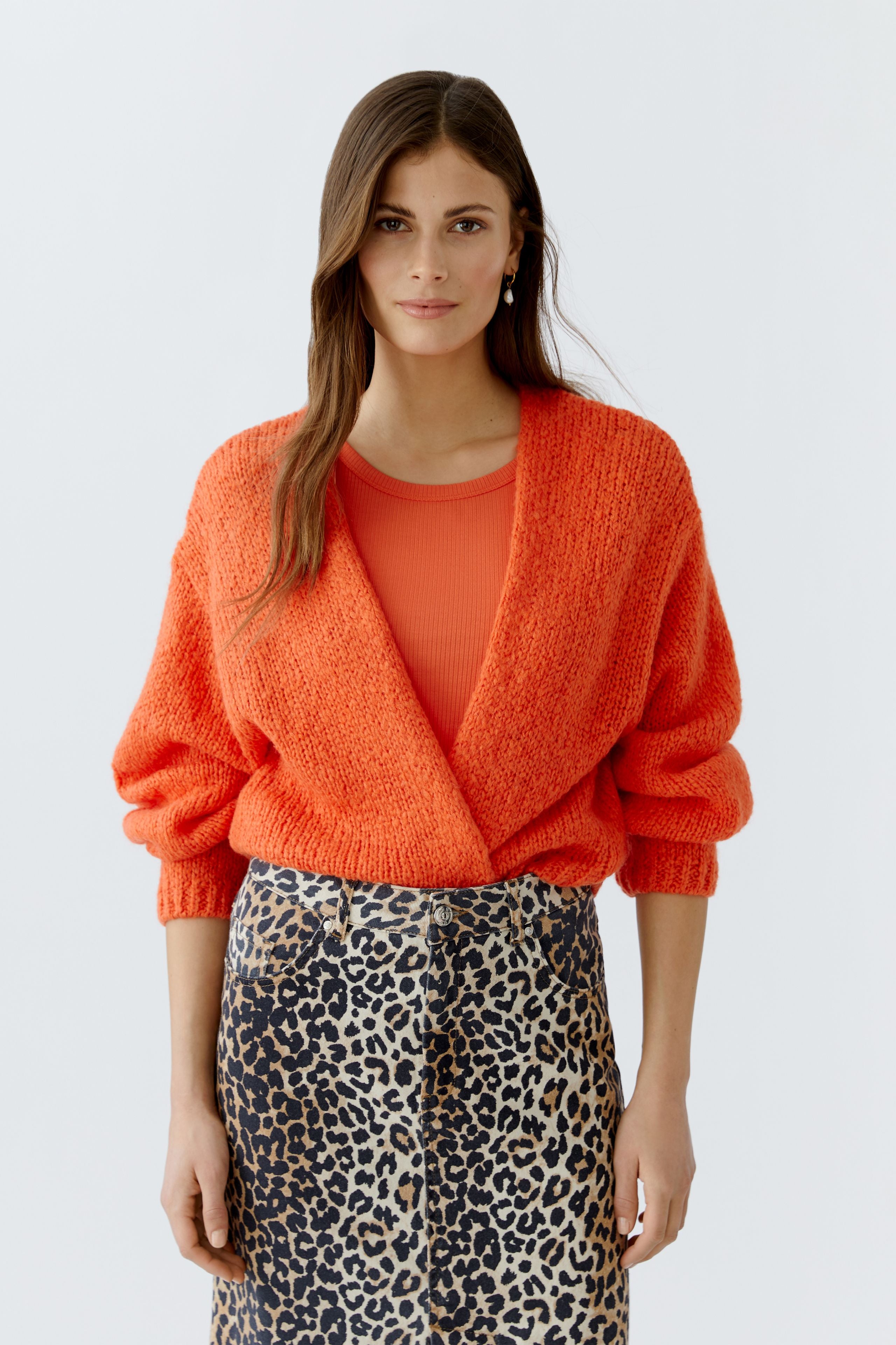 Oversize Strickjacke