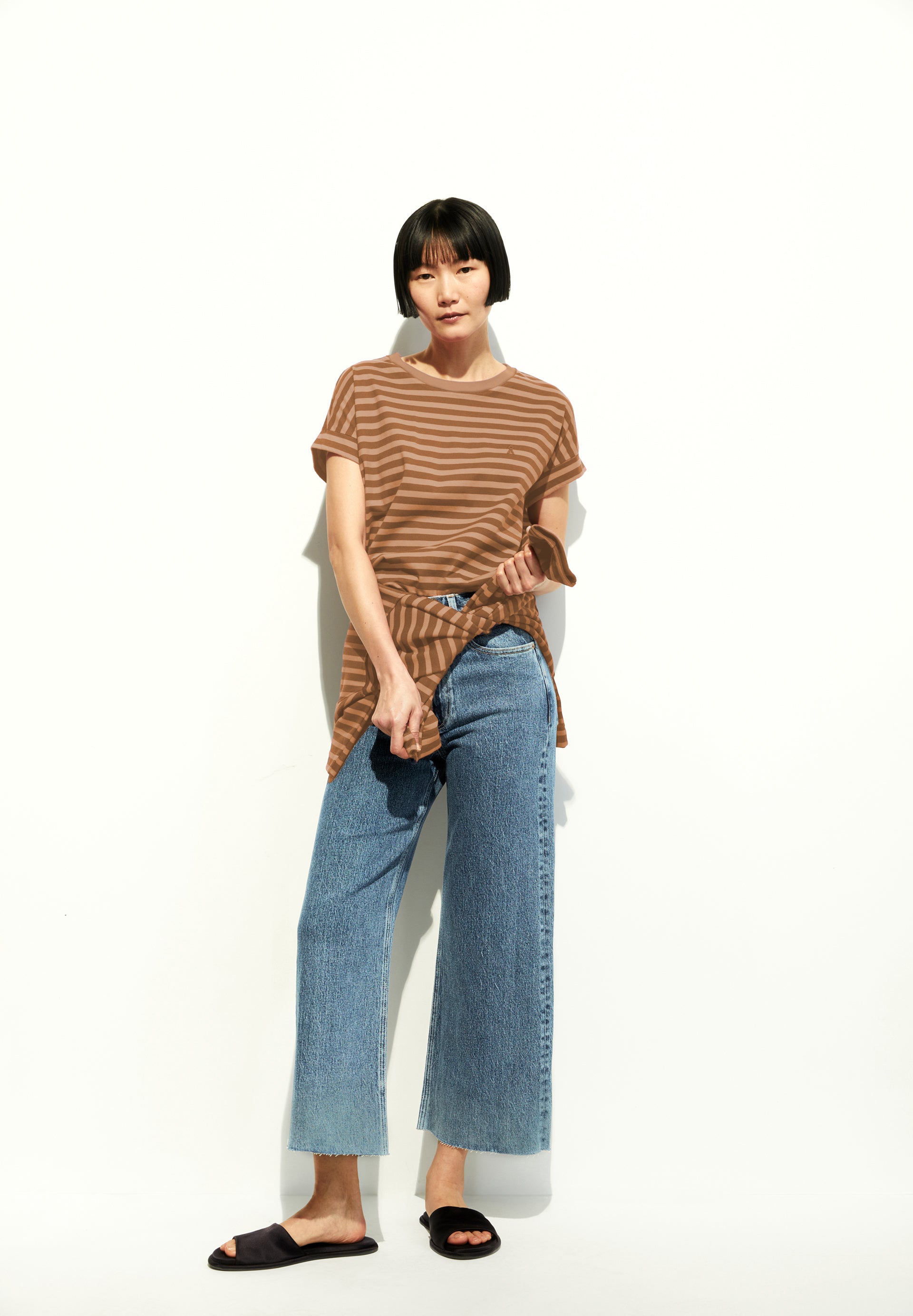 Armedangels IDAARA STRIPES T-SHIRT