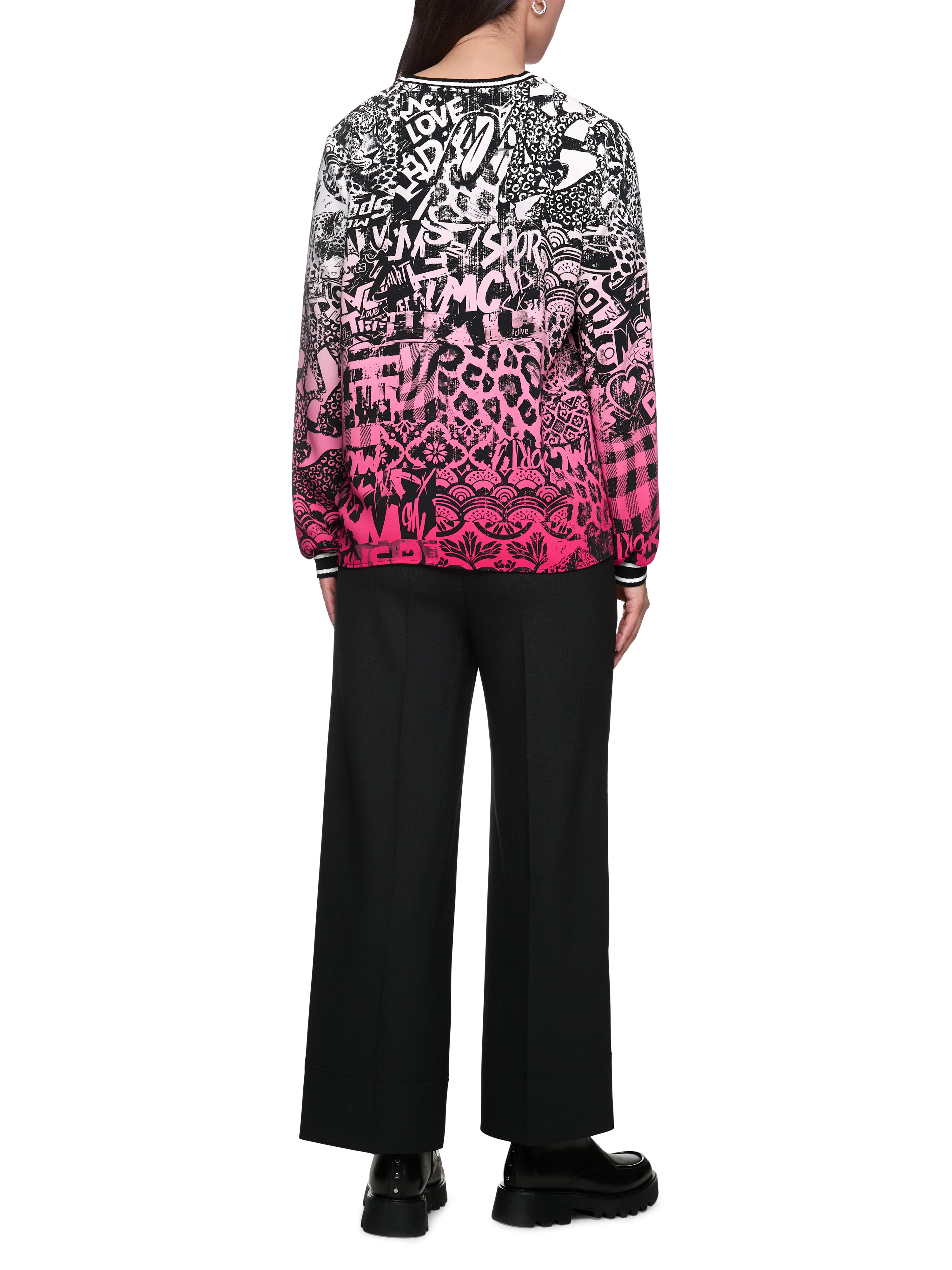 Marc Cain Lockere Bluse mit Print