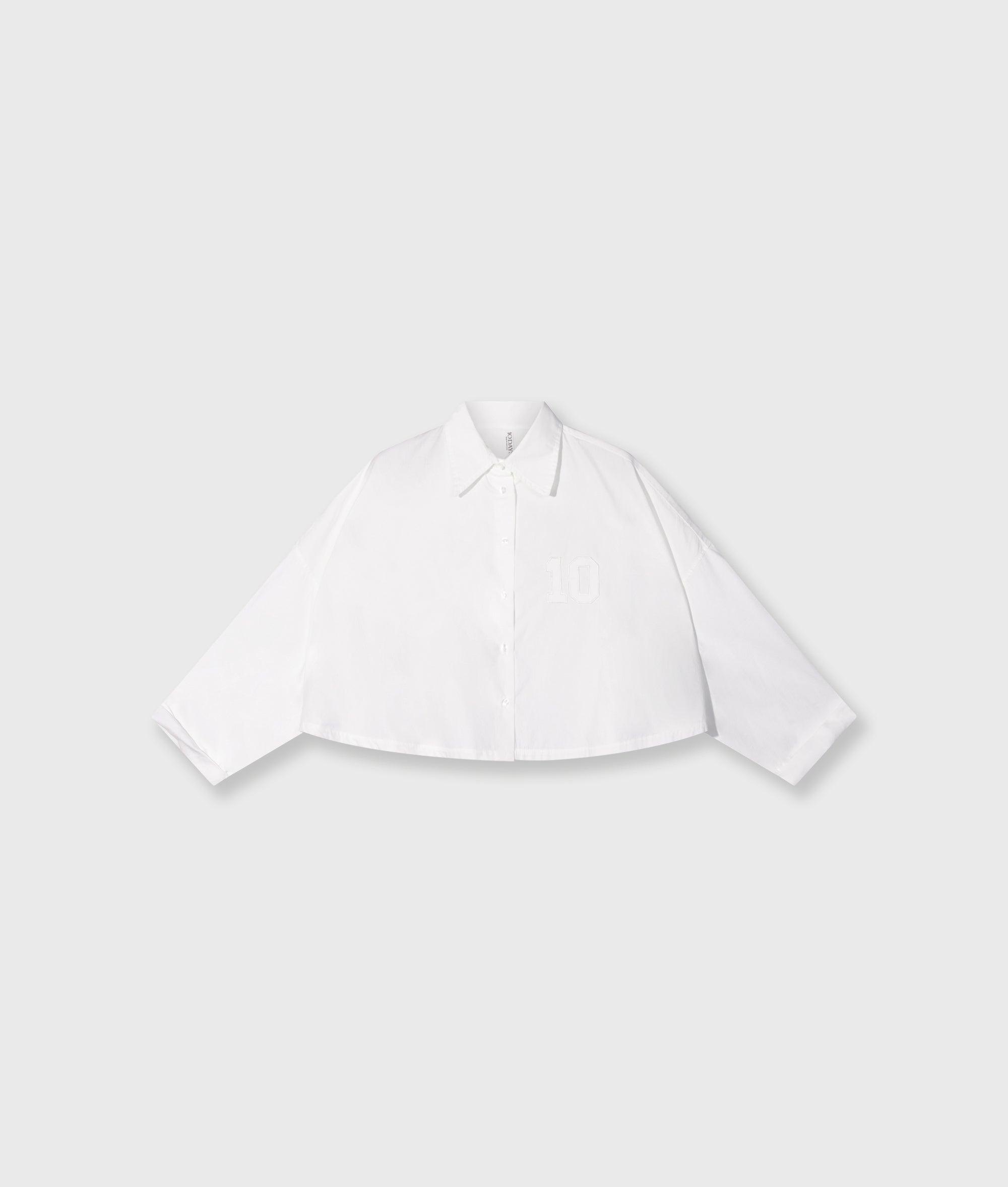 10Days oversized cropped shirt