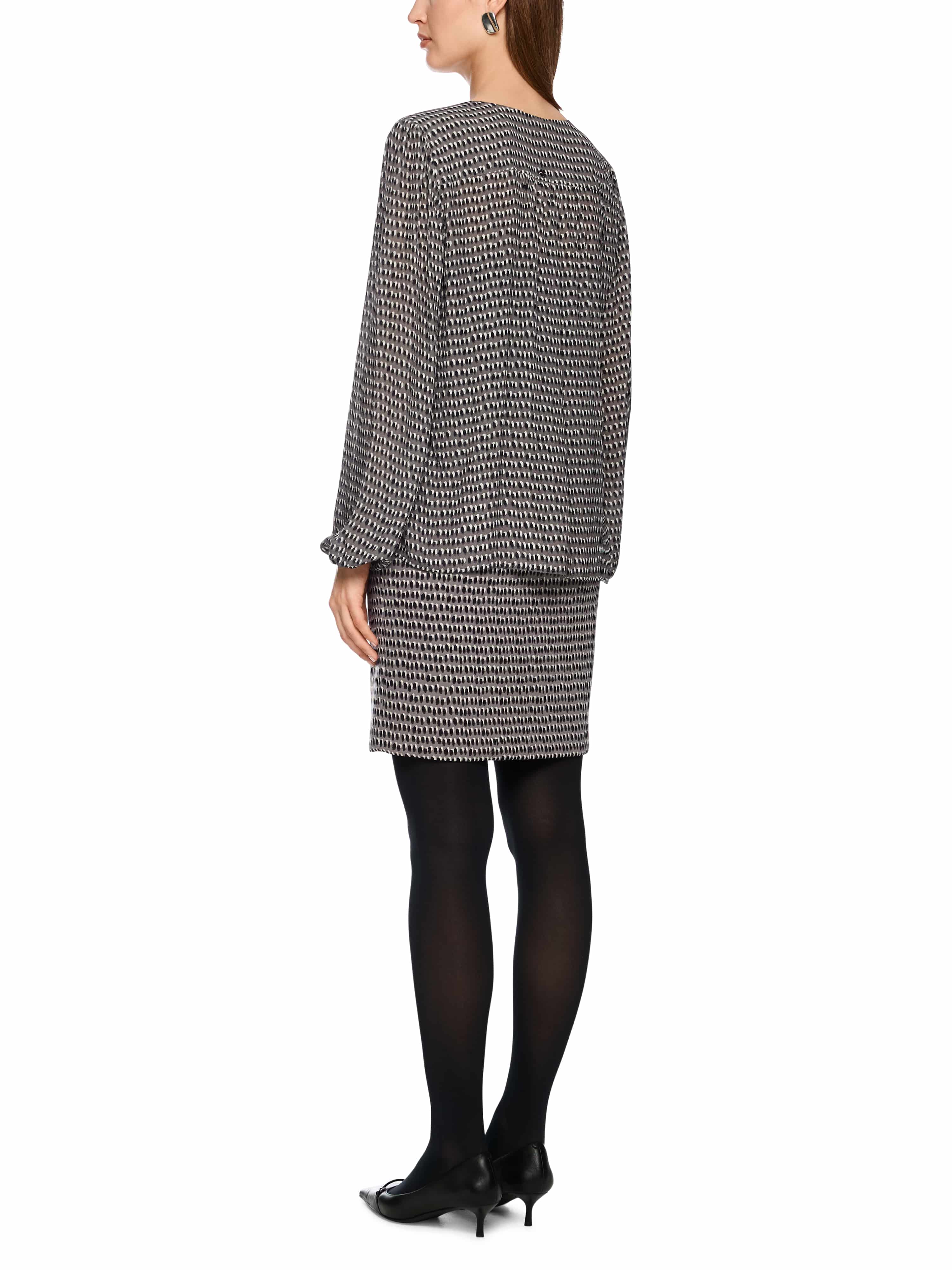 Marc Cain Viskosebluse mit Sprinkles-Print