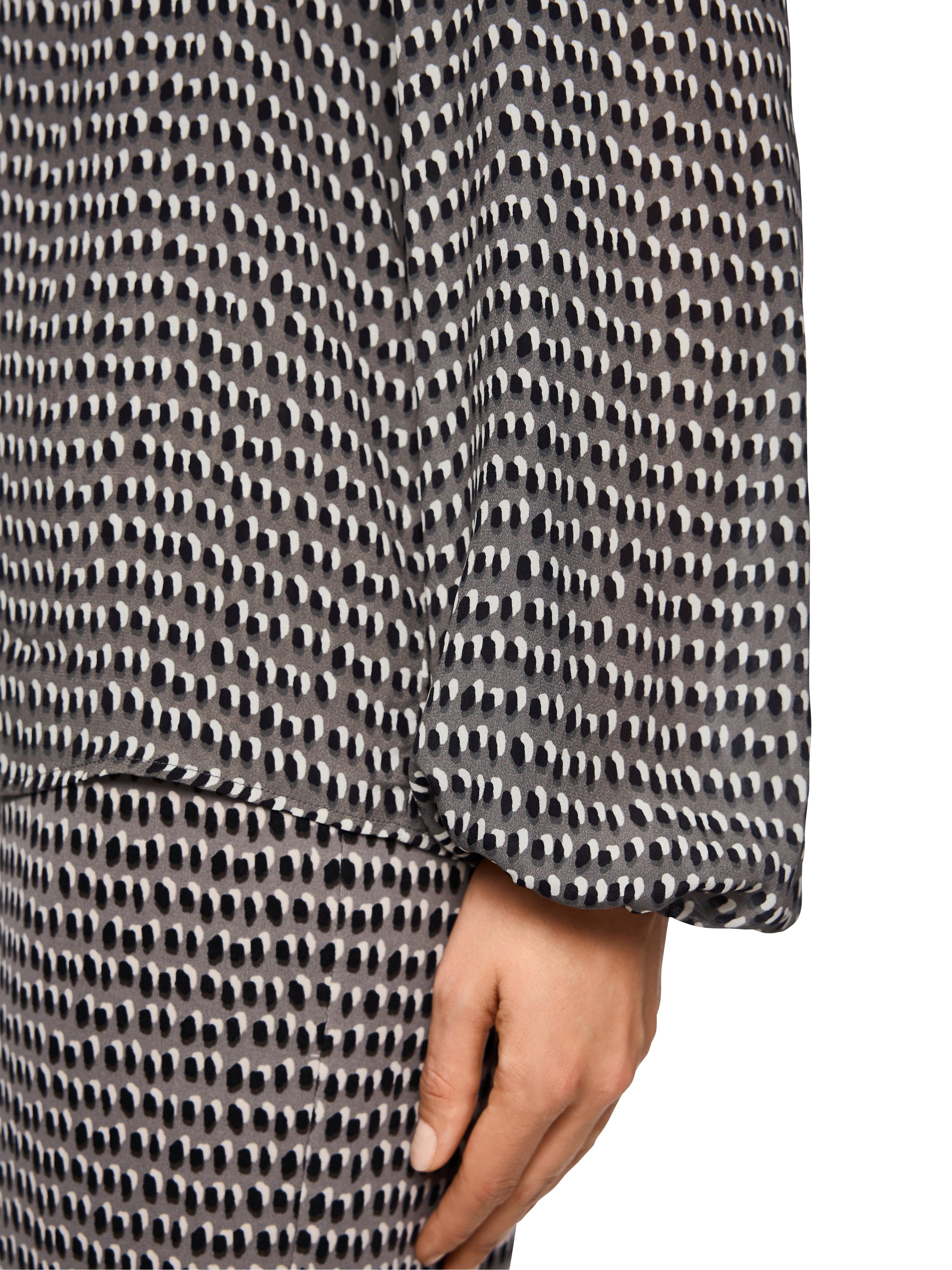 Marc Cain Viskosebluse mit Sprinkles-Print