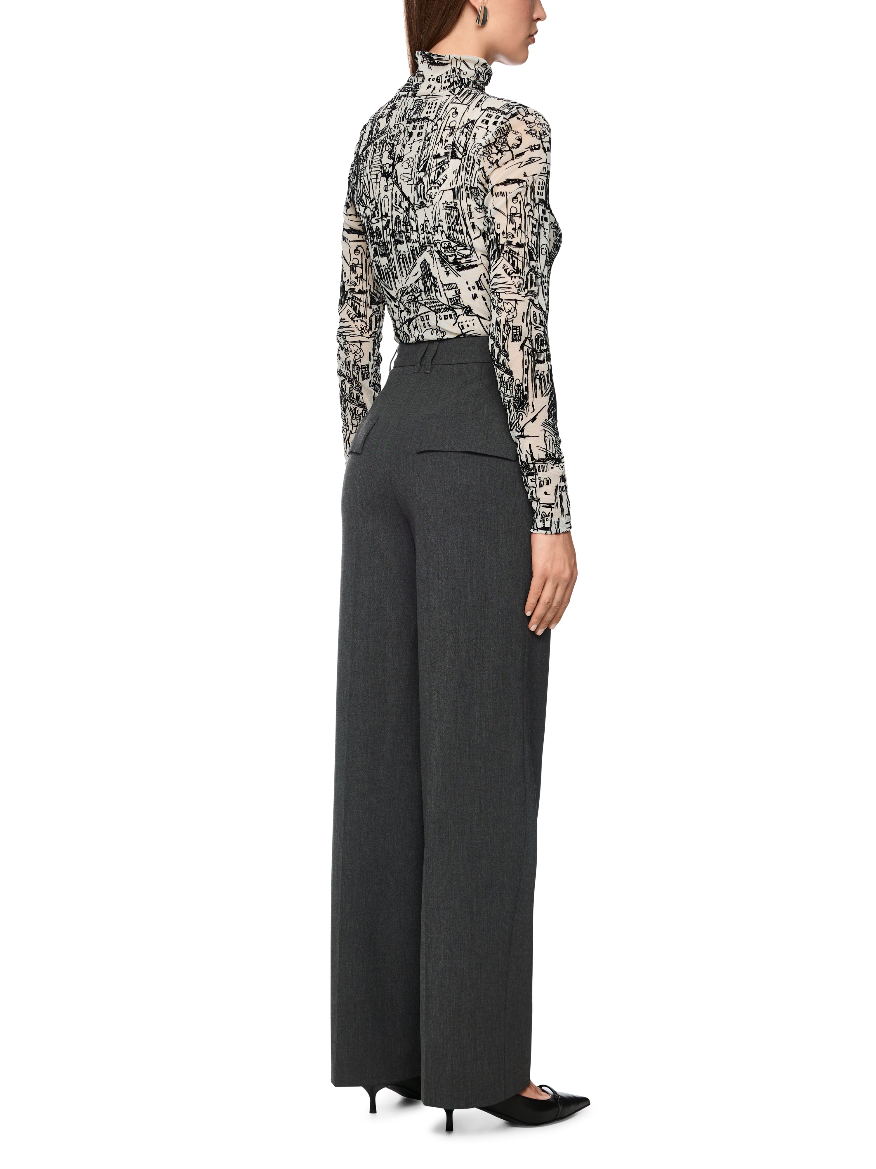 Marc Cain Wide Fit Hose WUKARI mit High Waist