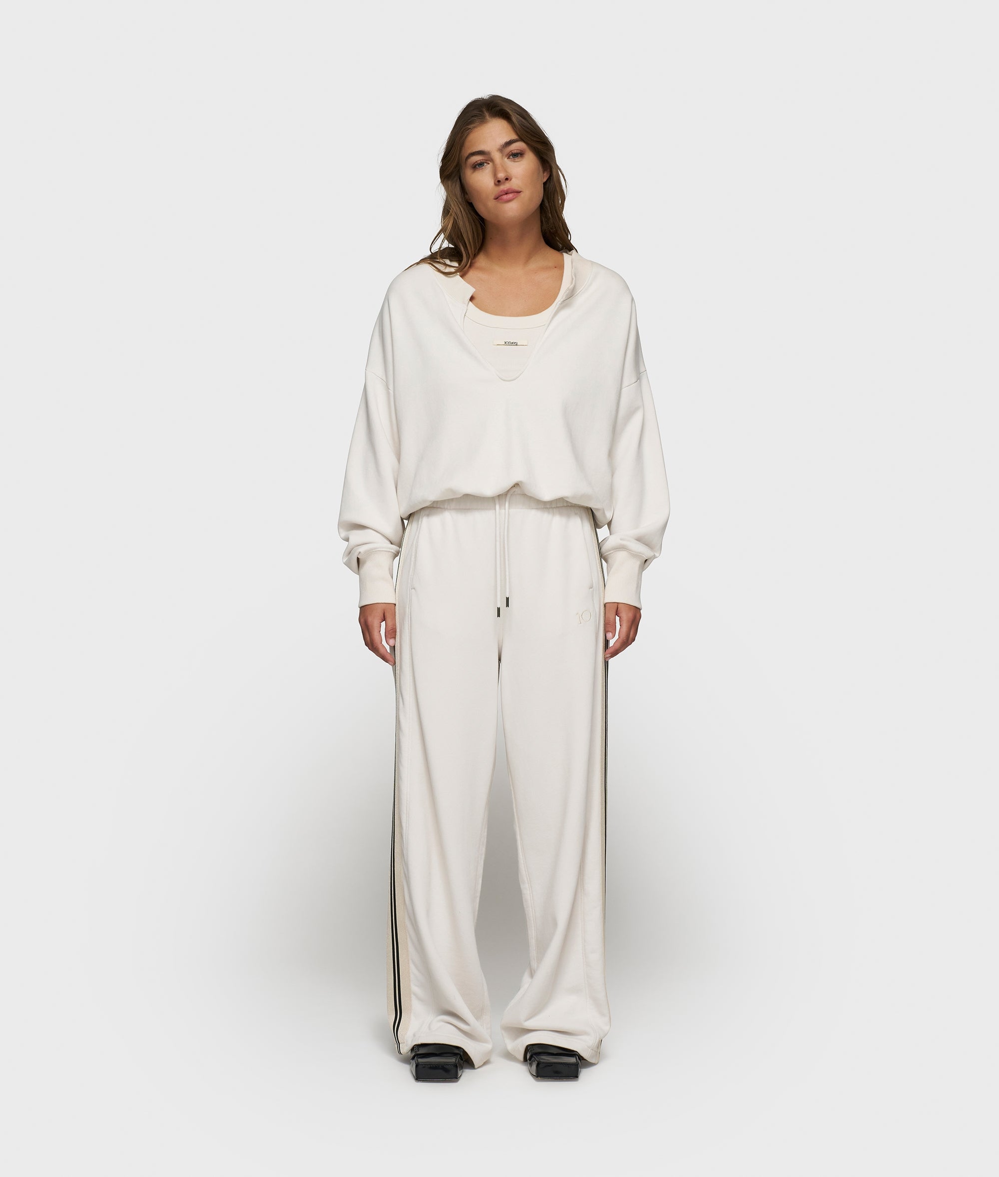 10Days Sweatshirt v-neck double sweater