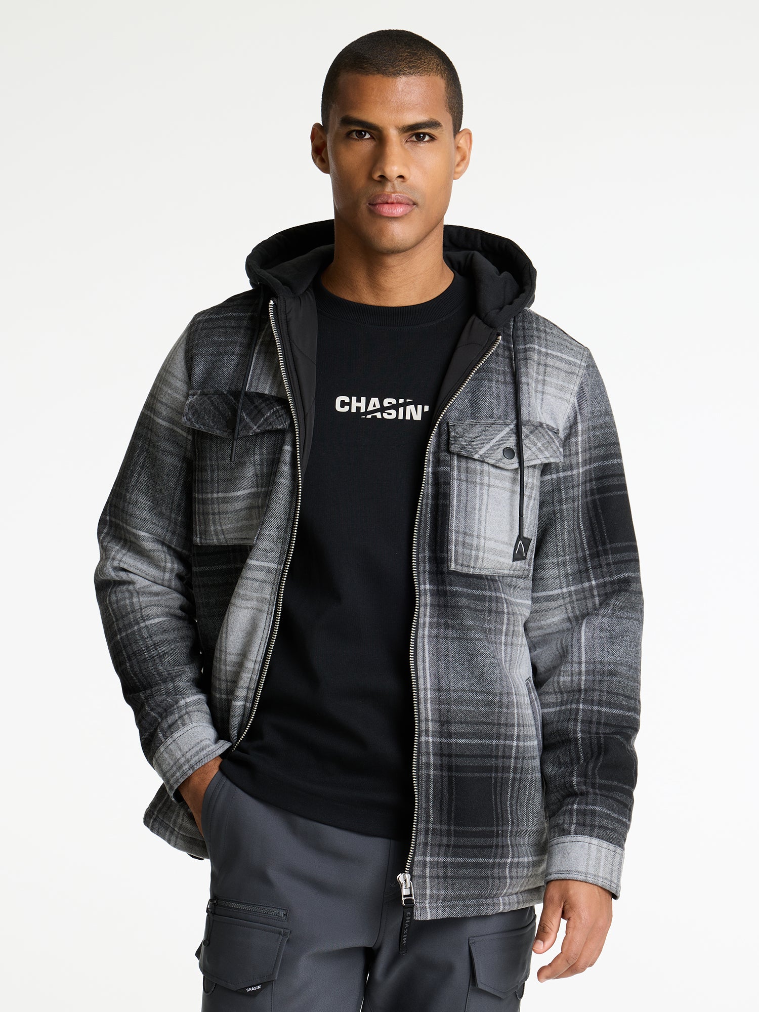 Chasin STARK SURGE Overshirt mit Kapuze