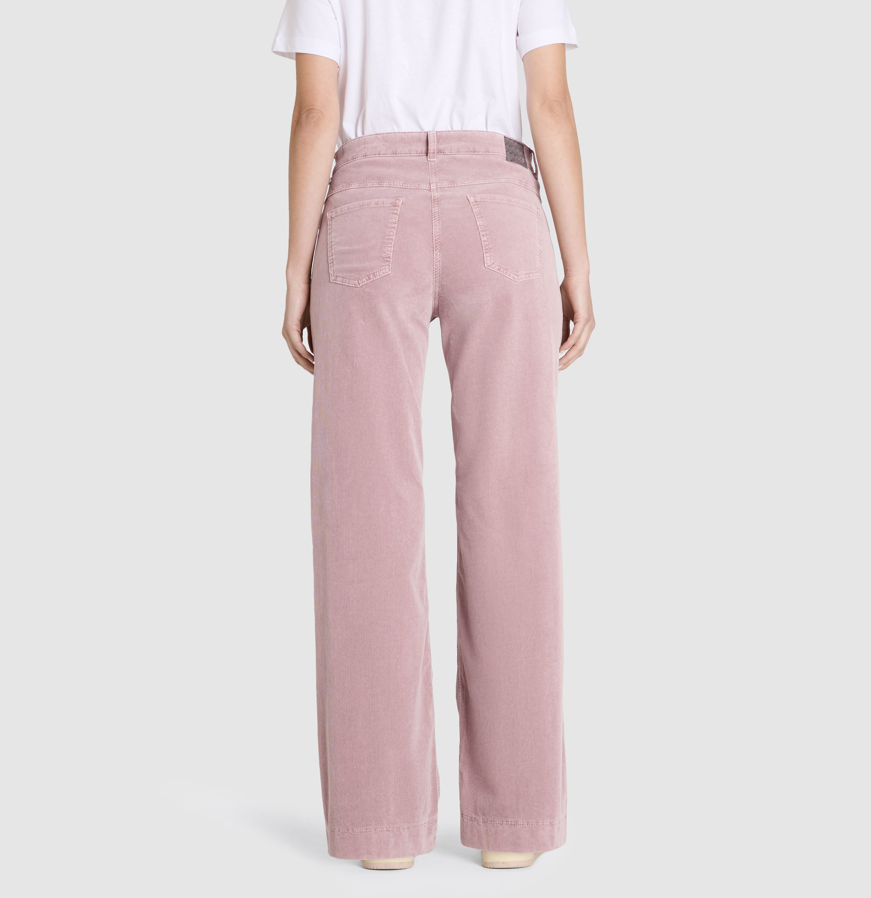 MAC JEANS - Wide Leg Cord Hose, Baby soft corduroy