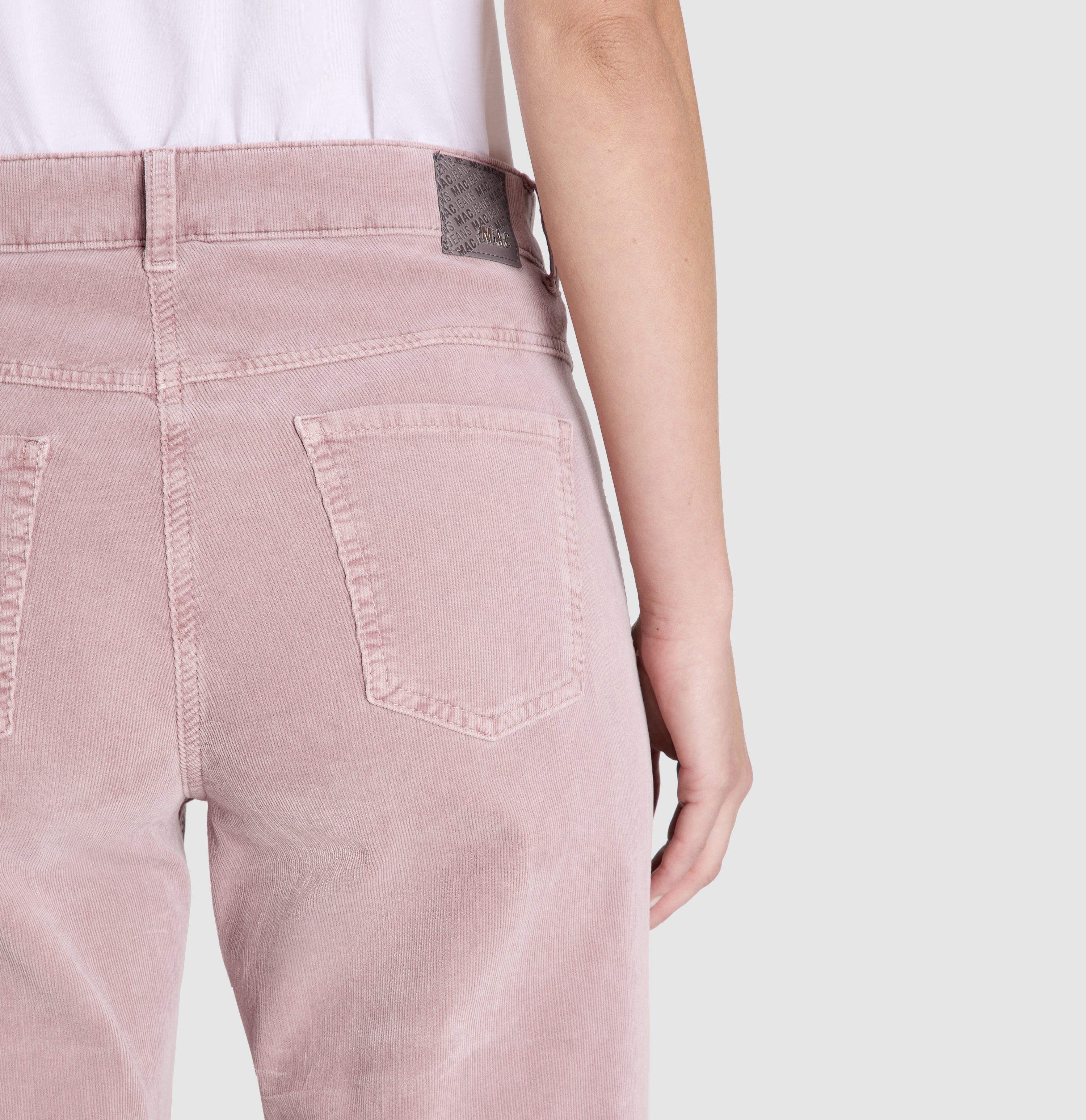 MAC JEANS - Wide Leg Cord Hose, Baby soft corduroy