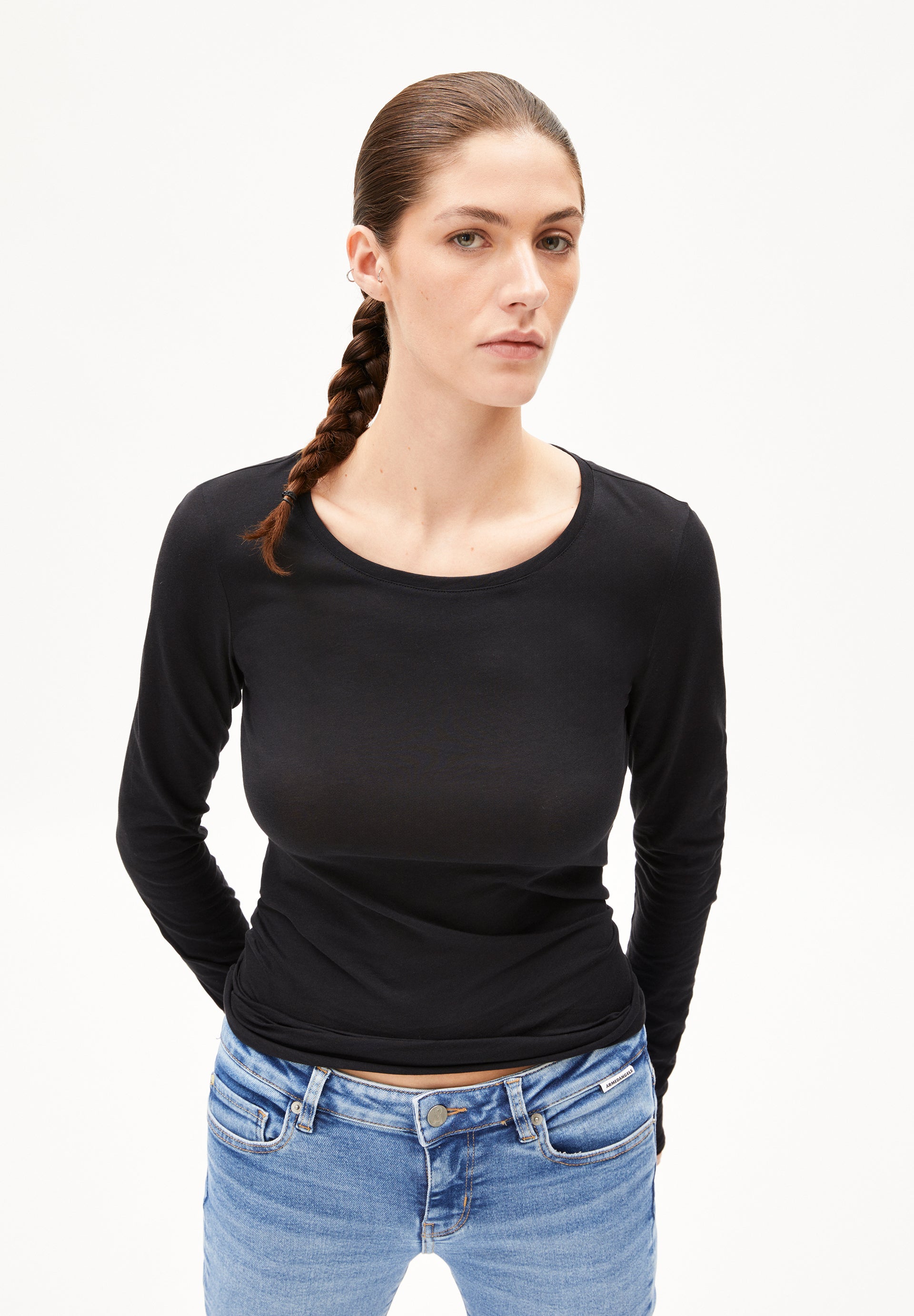 Armedangels Longsleeve aus Bio-Baumwolle EINIAARA SOFT