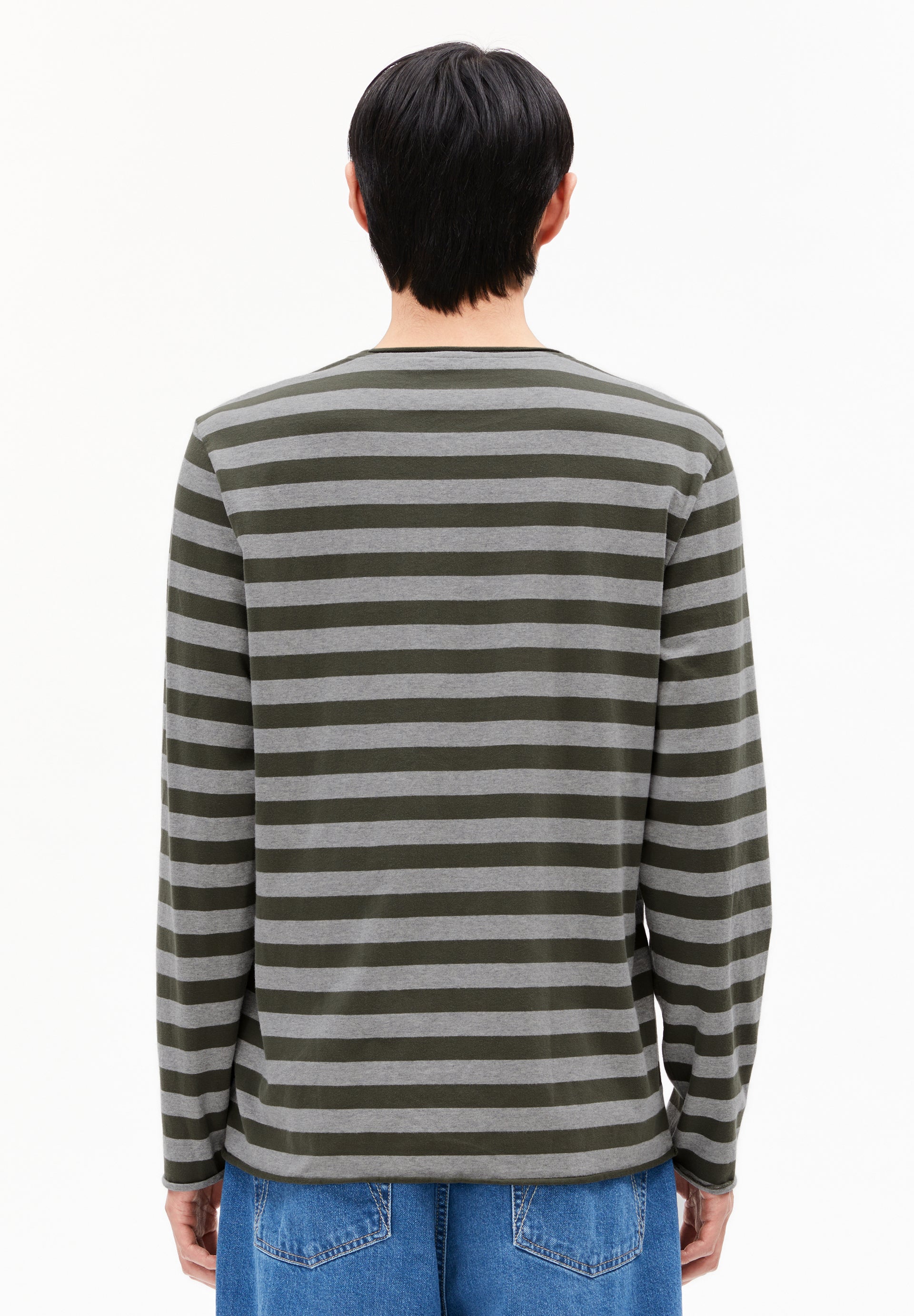 Armedangels Longsleeve aus Bio-Baumwolle MAARKOS LS STRIPES BR