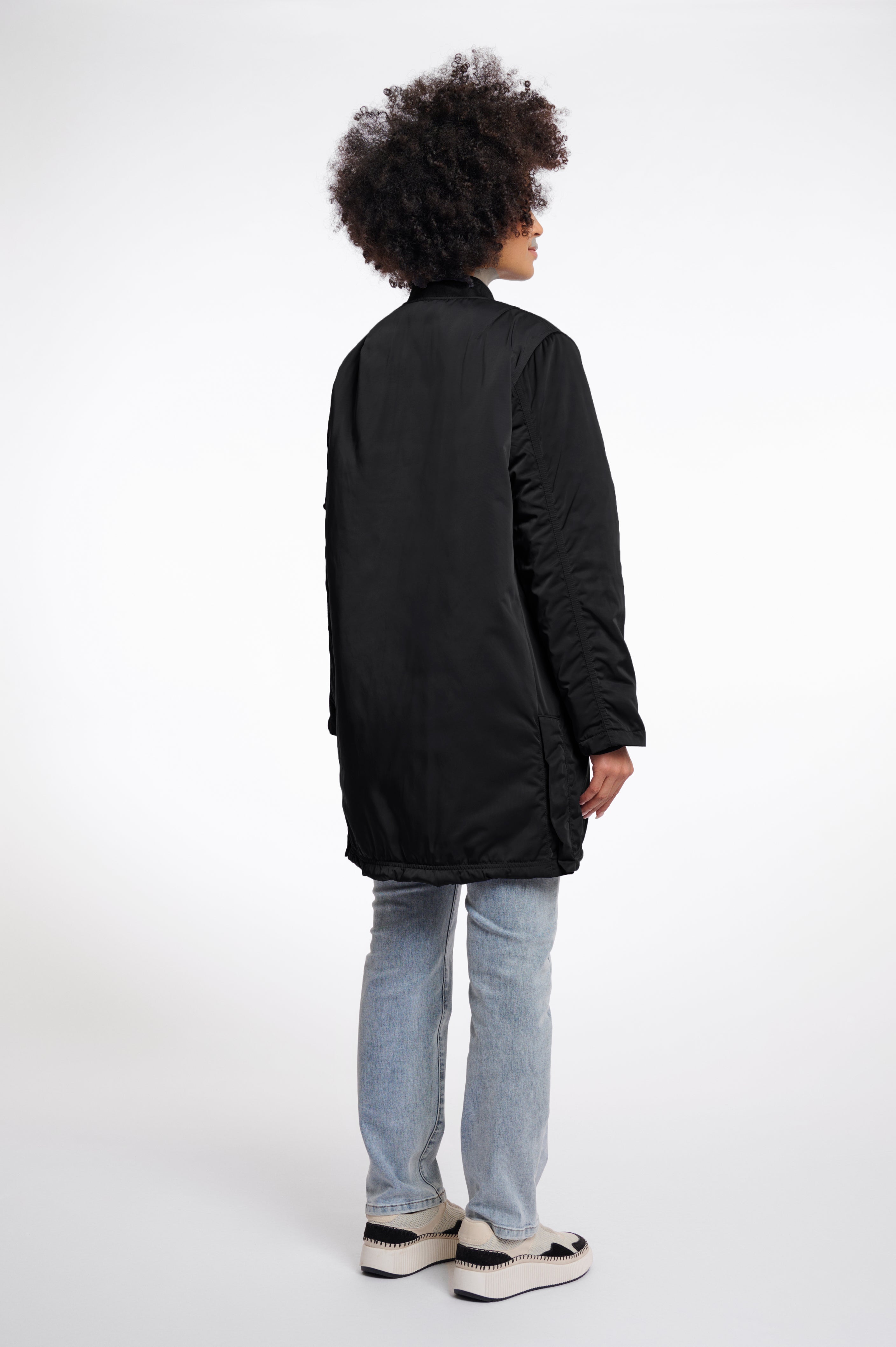 RINO&PELLE Lange Bomberjacke Star