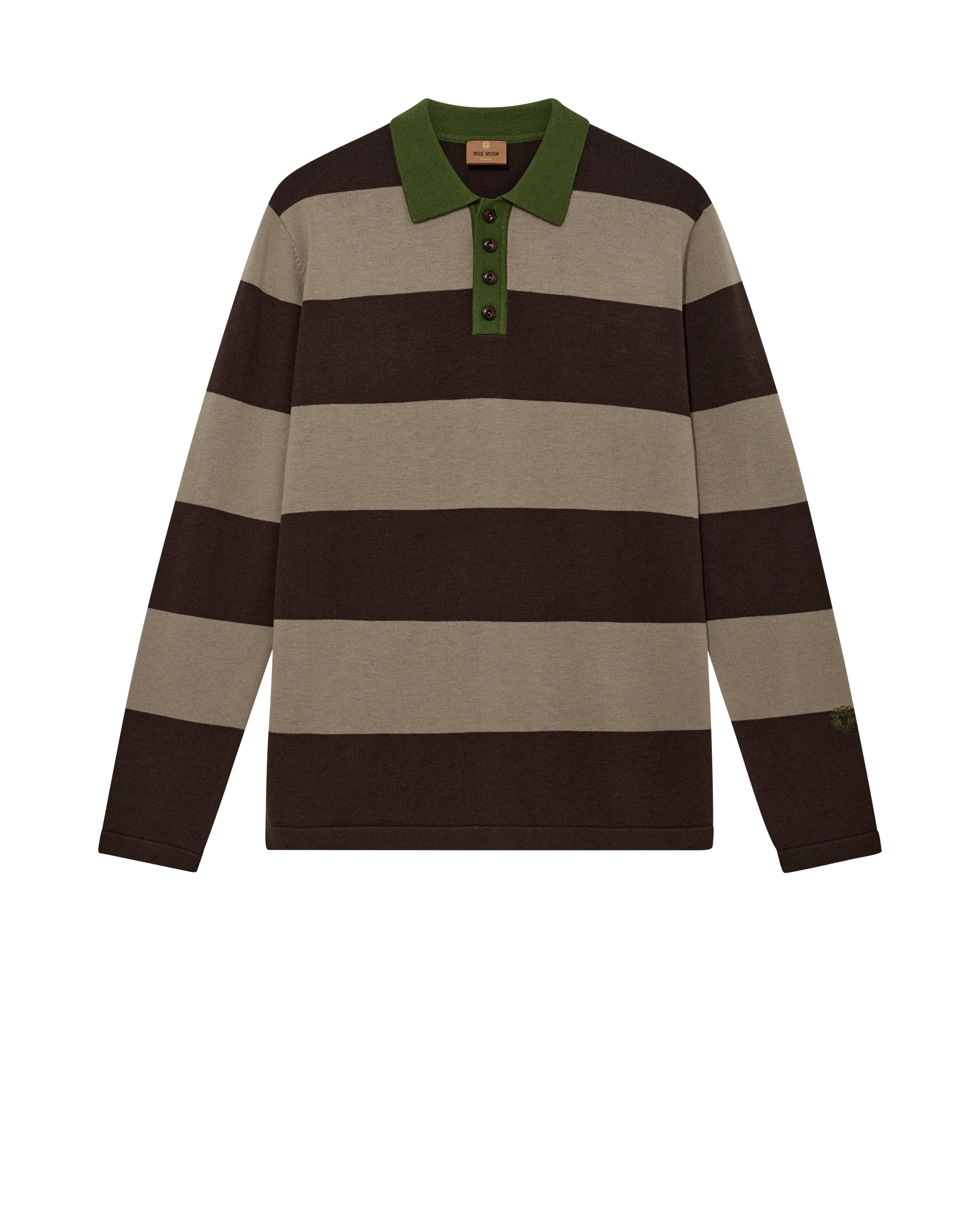 MOS MOSH Royal Preppy Langarm Poloshirt