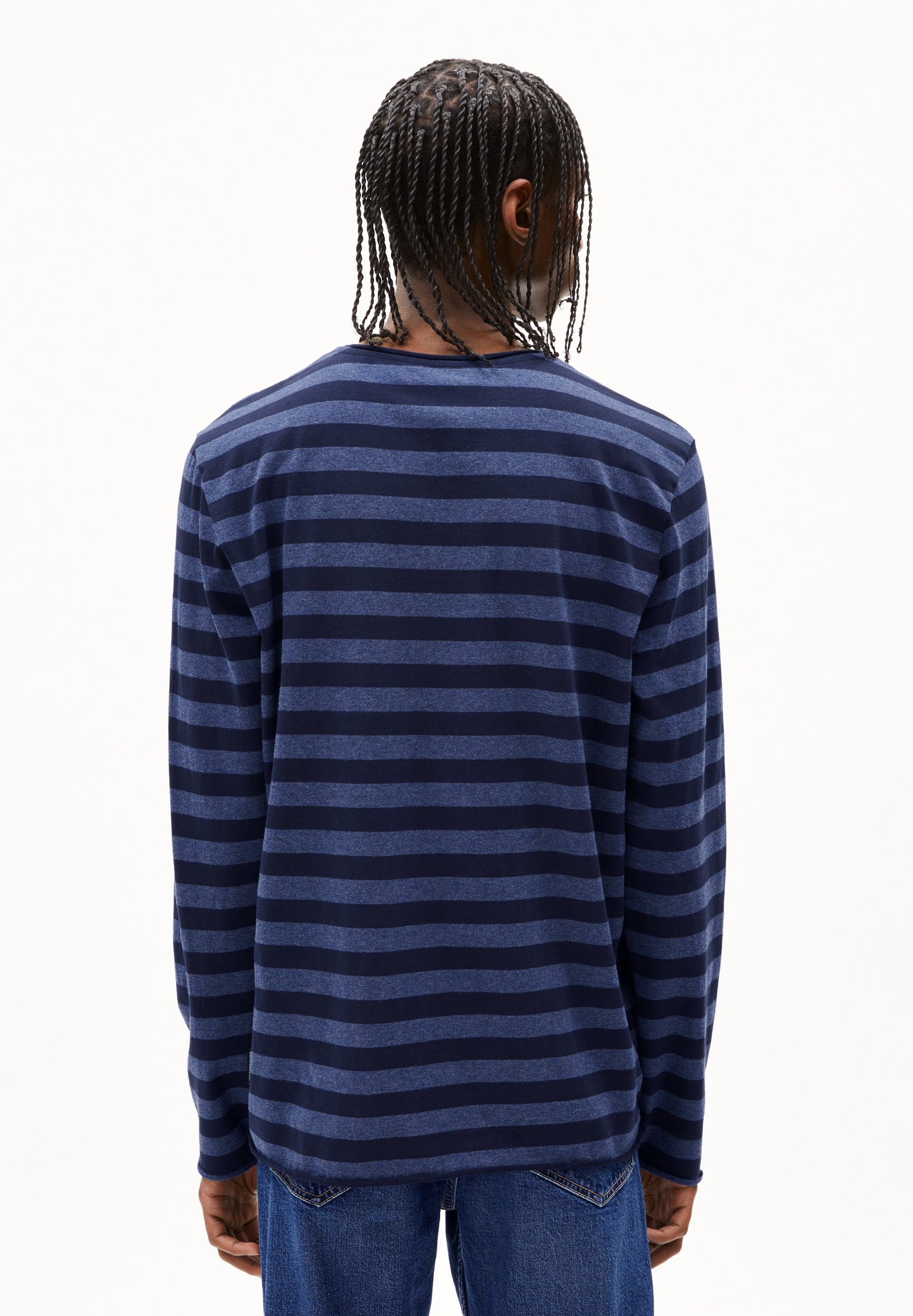Armedangels Herren Longsleeve aus Bio-Baumwolle MAARKOS