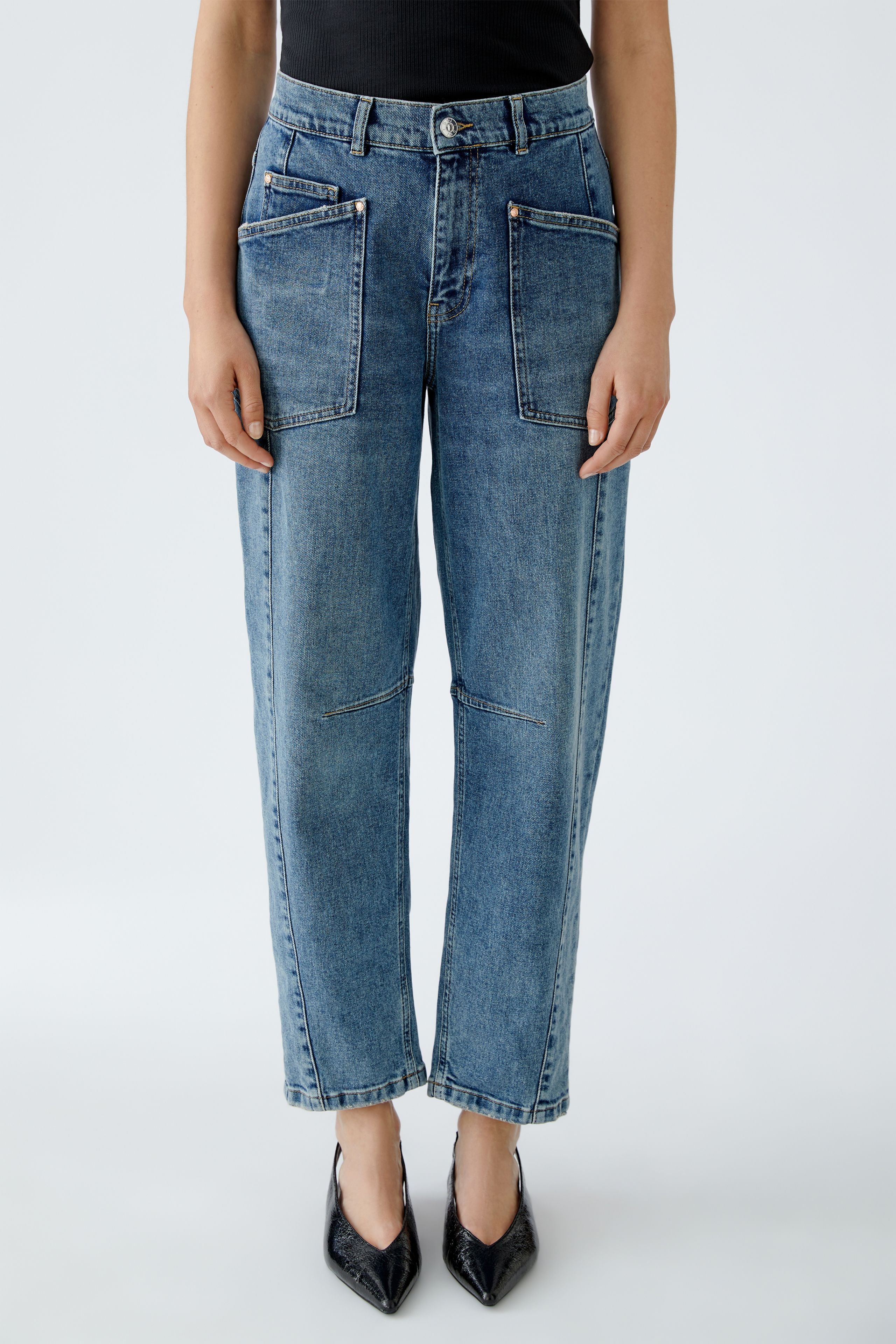 OUI Barrel Fit Jeans