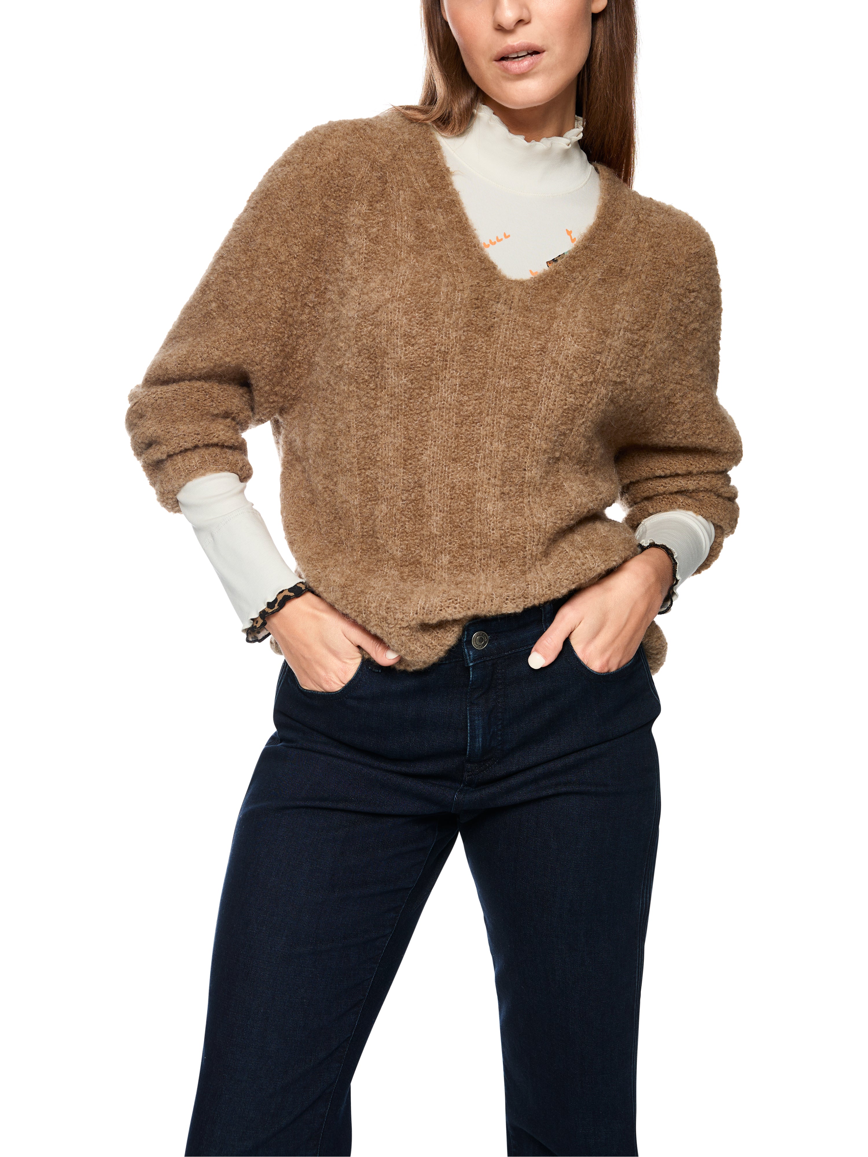 Marc Cain Pullover mit Alpaka – Knitted in Germany